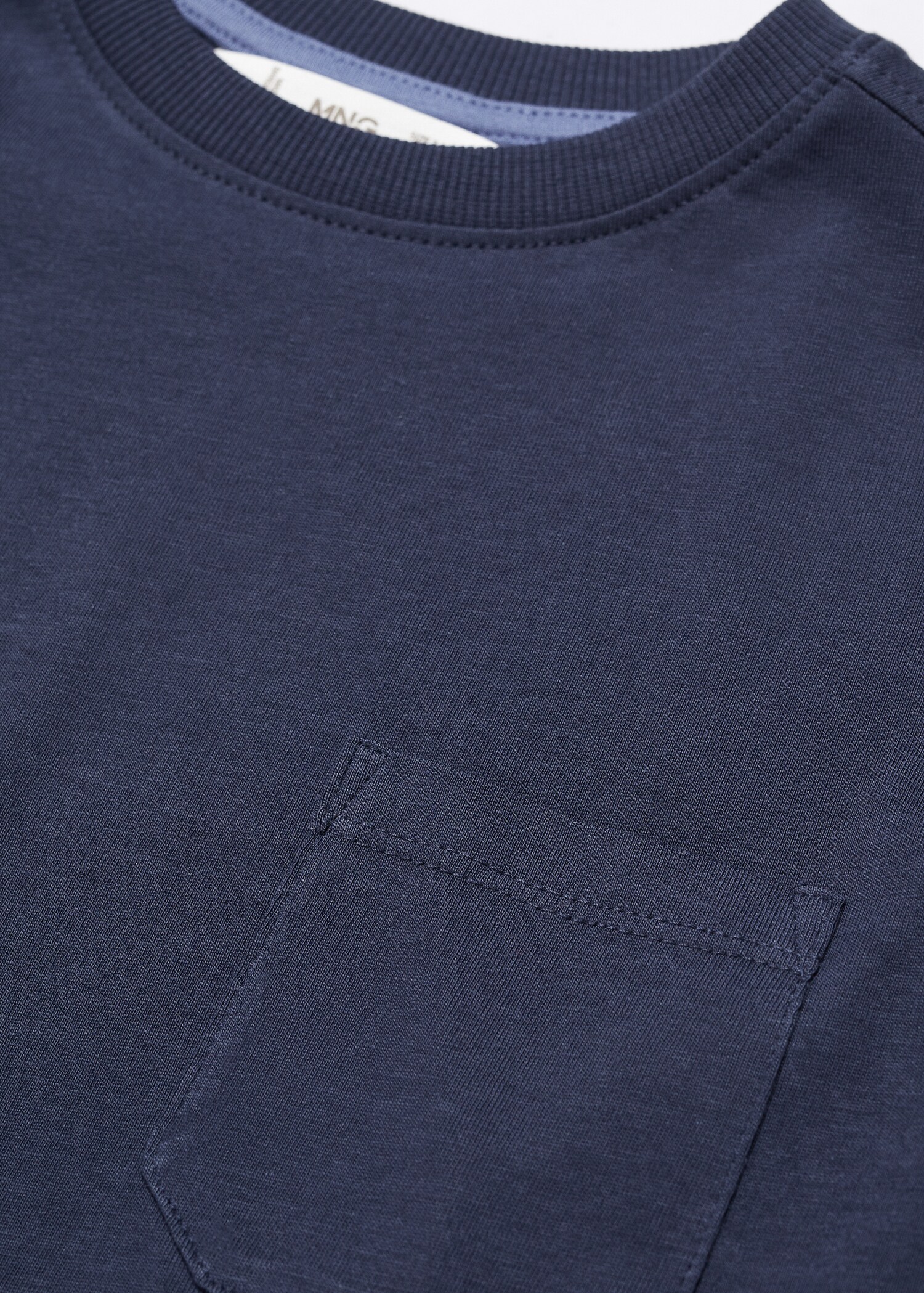 Langärmliges Baumwoll-T-Shirt - Detail des Artikels 8