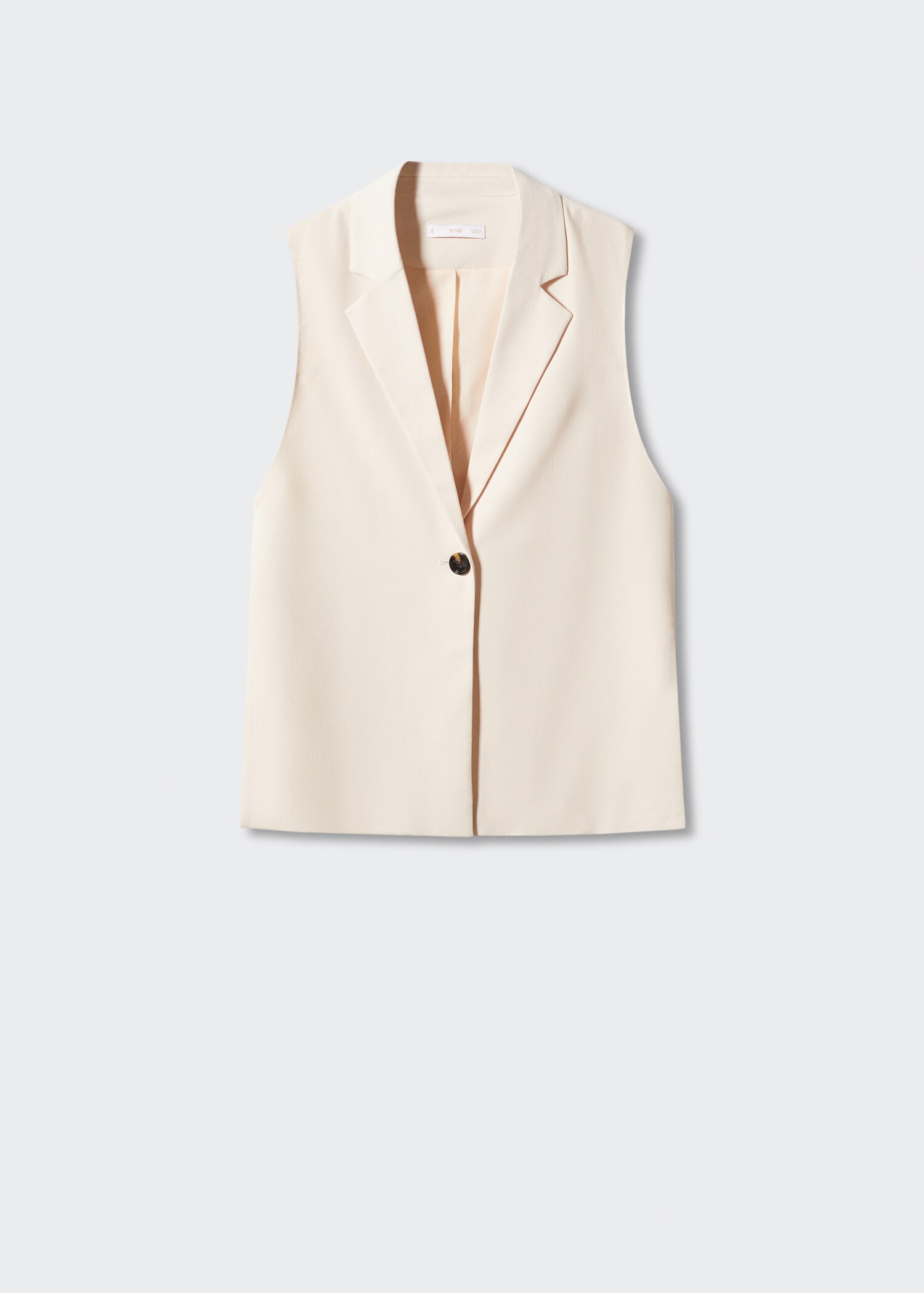 Long gilet with openings - Article without model
