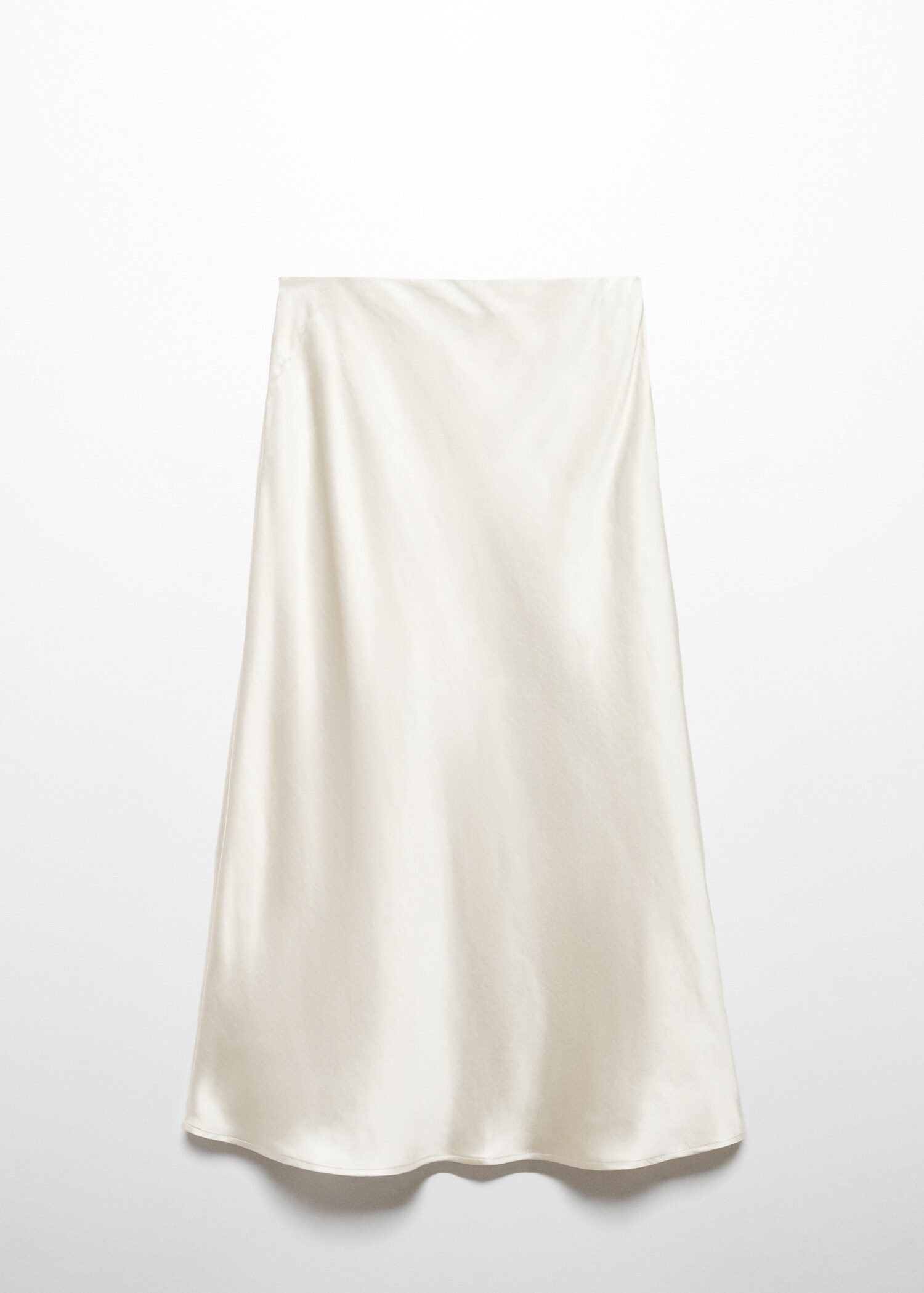 Midi satin skirt - Article without model