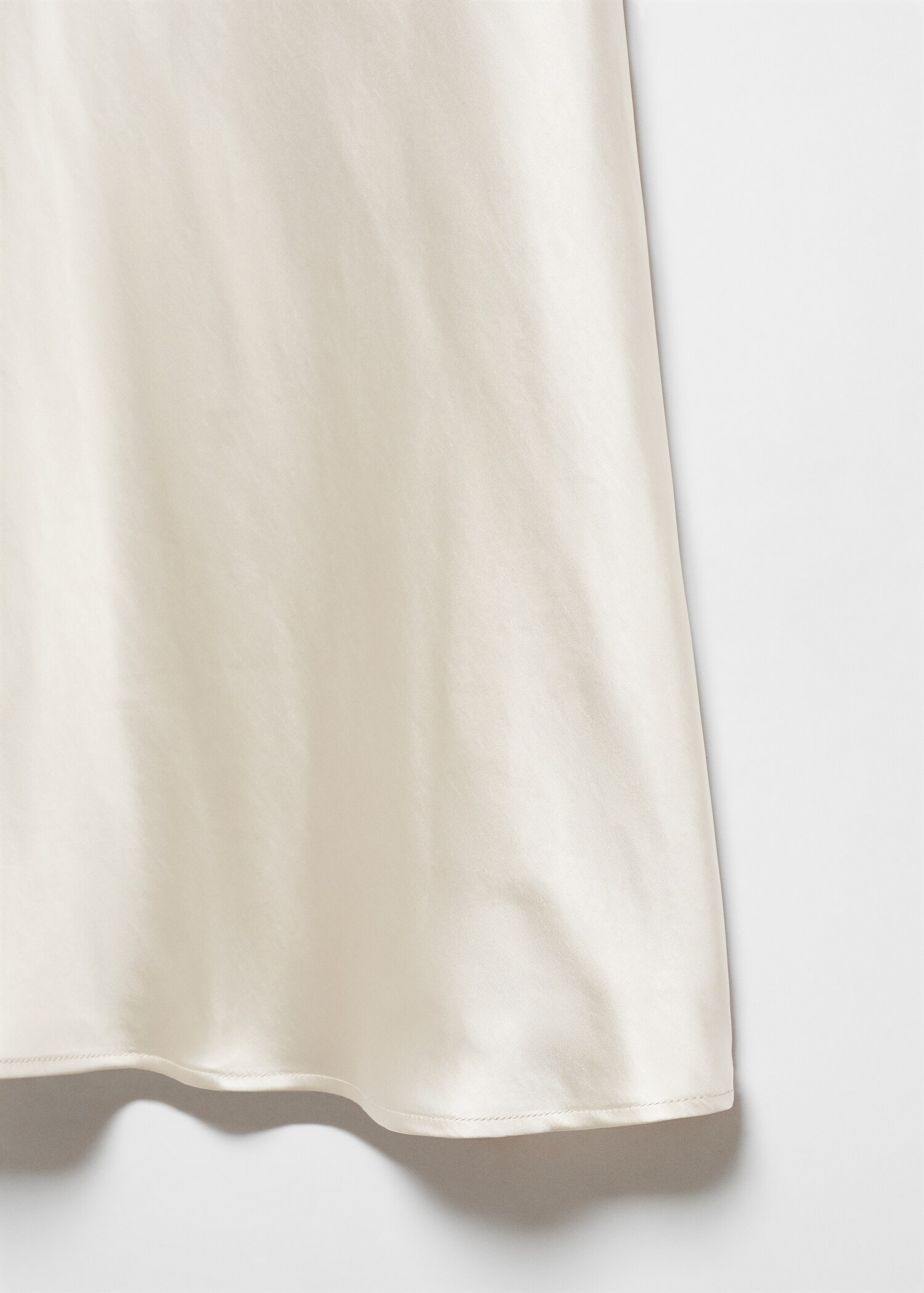 Midi satin skirt - Details of the article 8