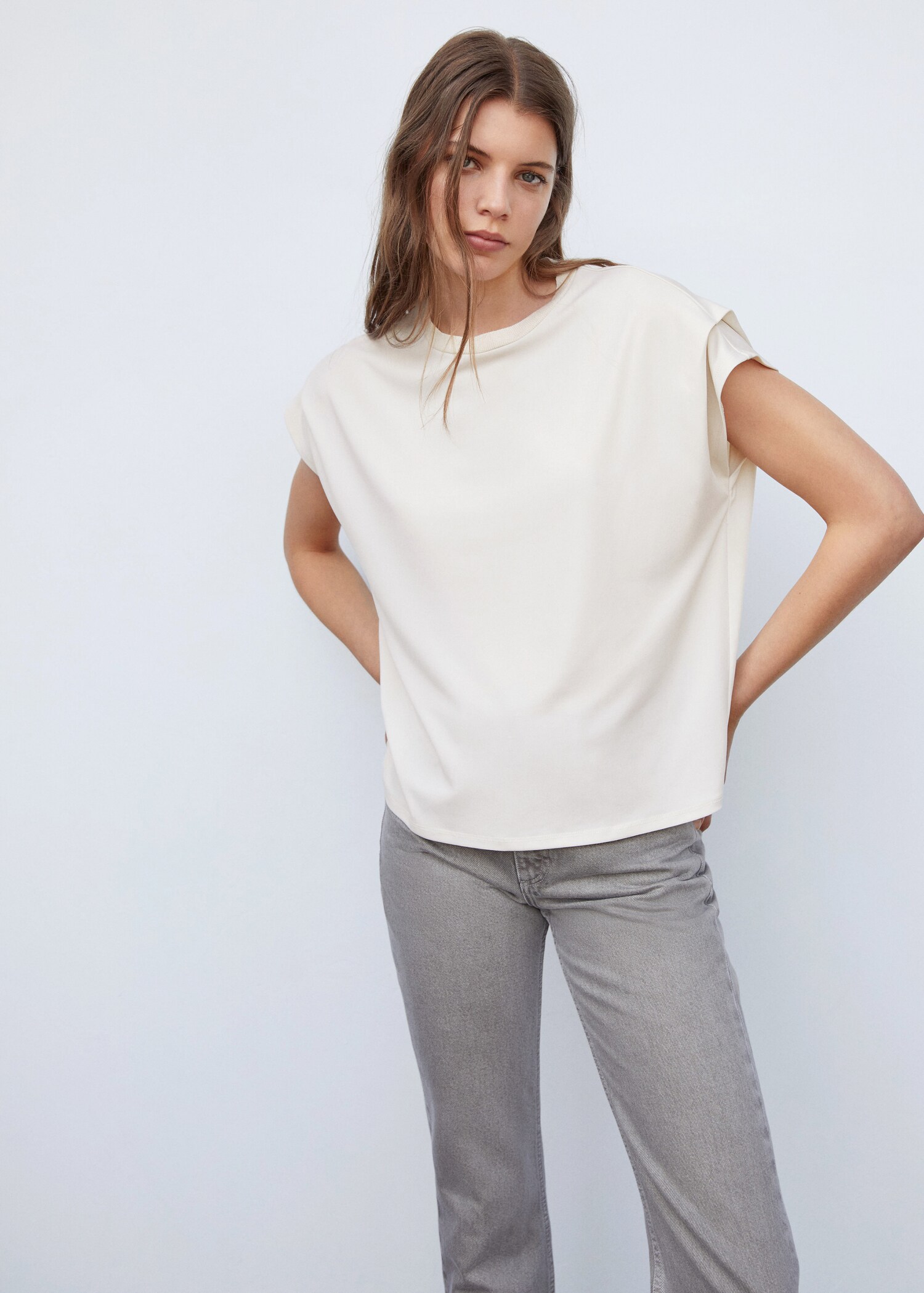 Oversized short-sleeved t-shirt - Medium plane