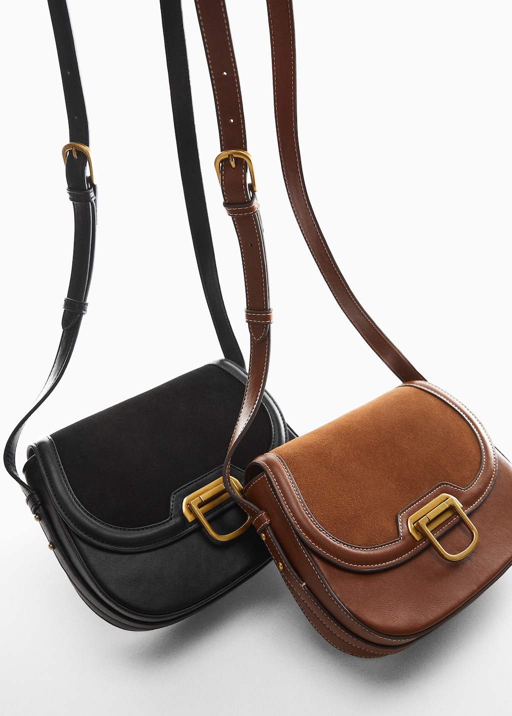 Shoulder bag with buckle Women MANGO Montenegro