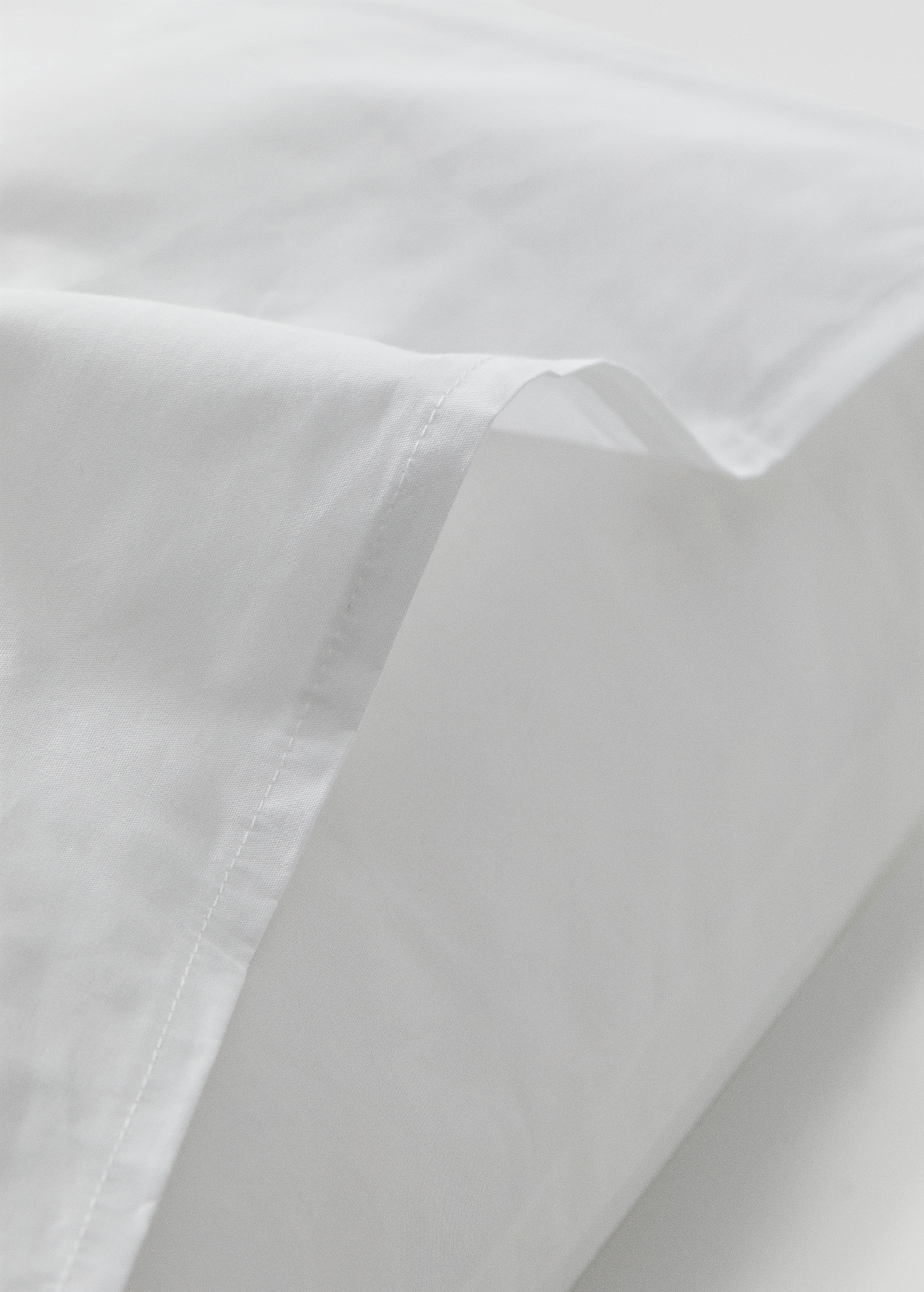 Percale cotton pillowcase 500 threads 31x31 in - Details of the article 2