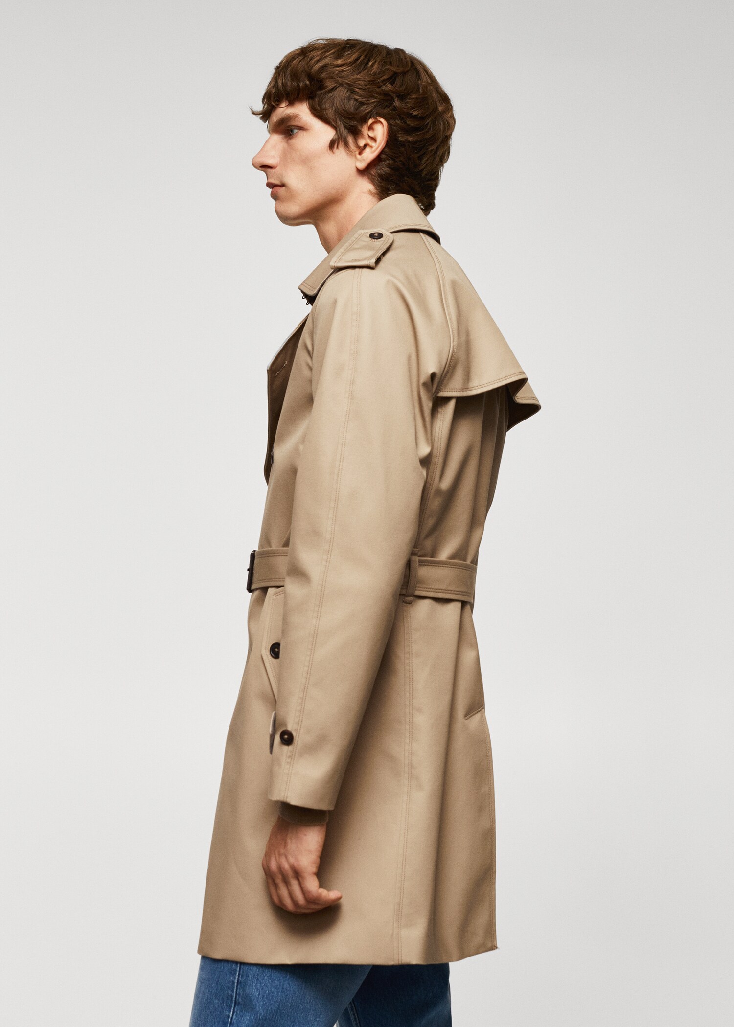 Classic water-repellent trench coat - Details of the article 2