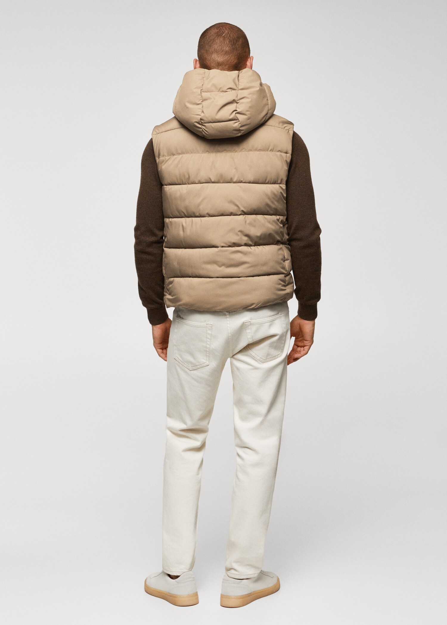 Warmteregulerende, waterdichte bodywarmer - Achterkant van het artikel