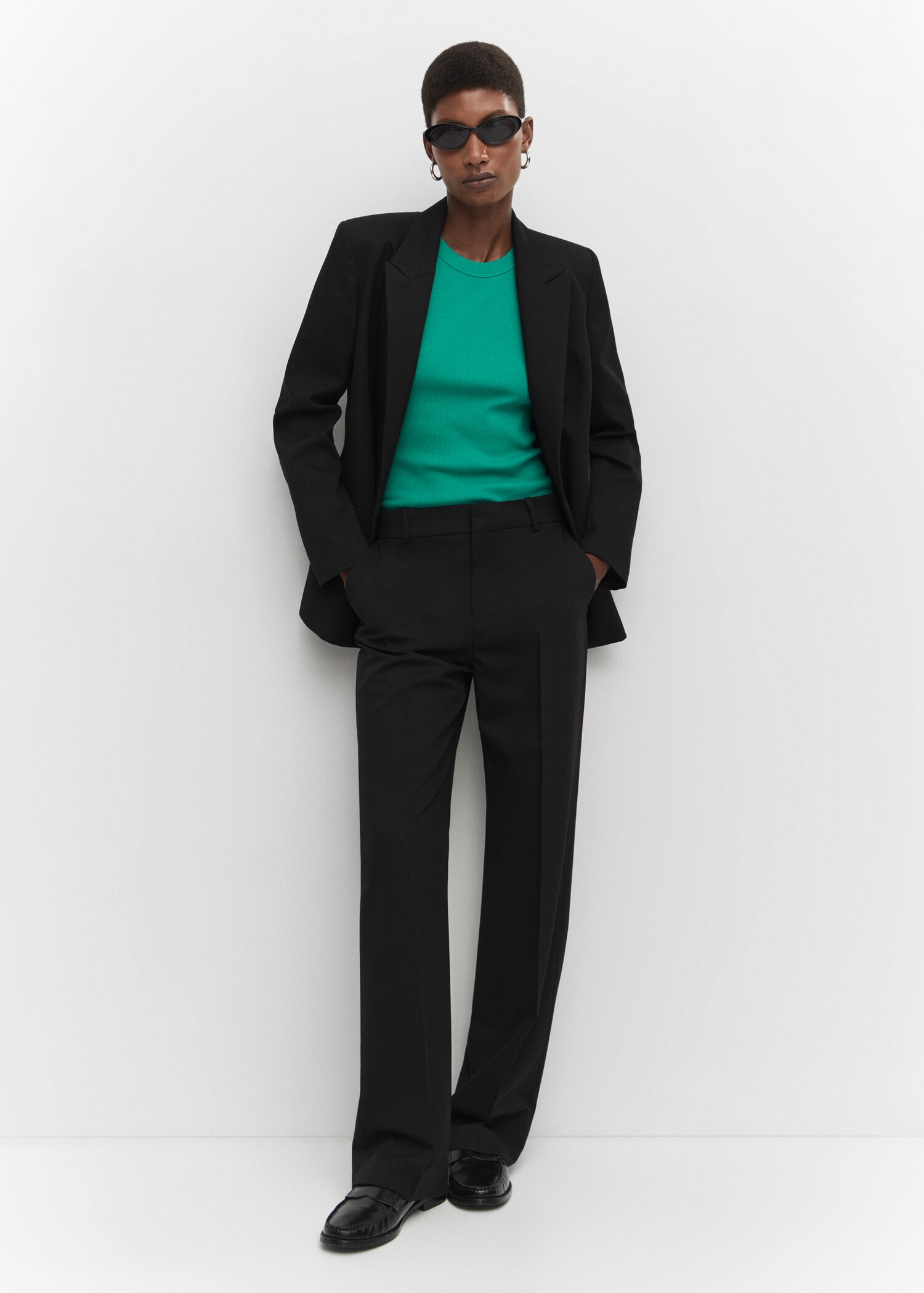 Straight suit pants - Details of the article 2