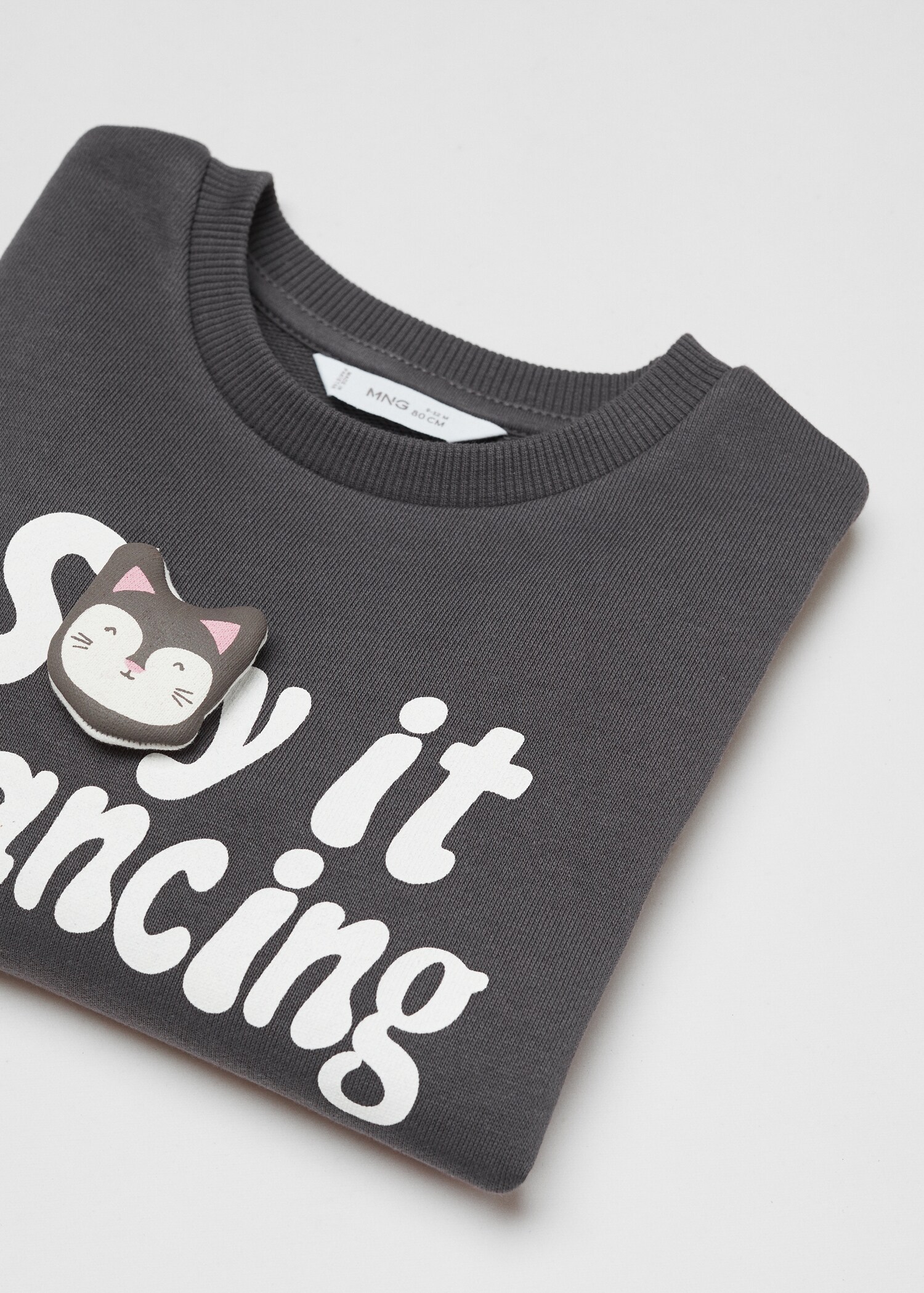 Mintás pamut sweatshirt - A termék adatai 8
