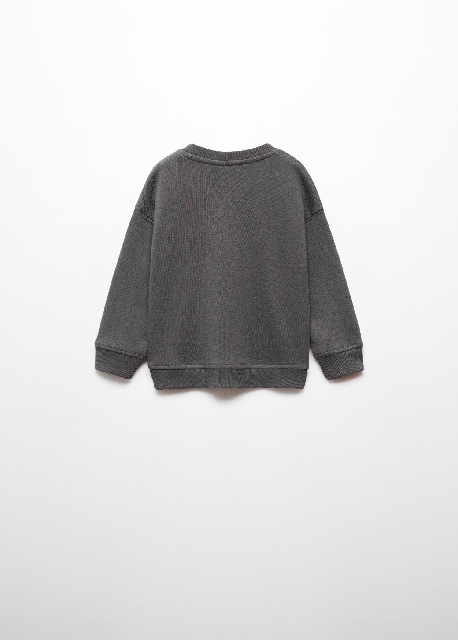 Mintás pamut sweatshirt - A cikk hátulja
