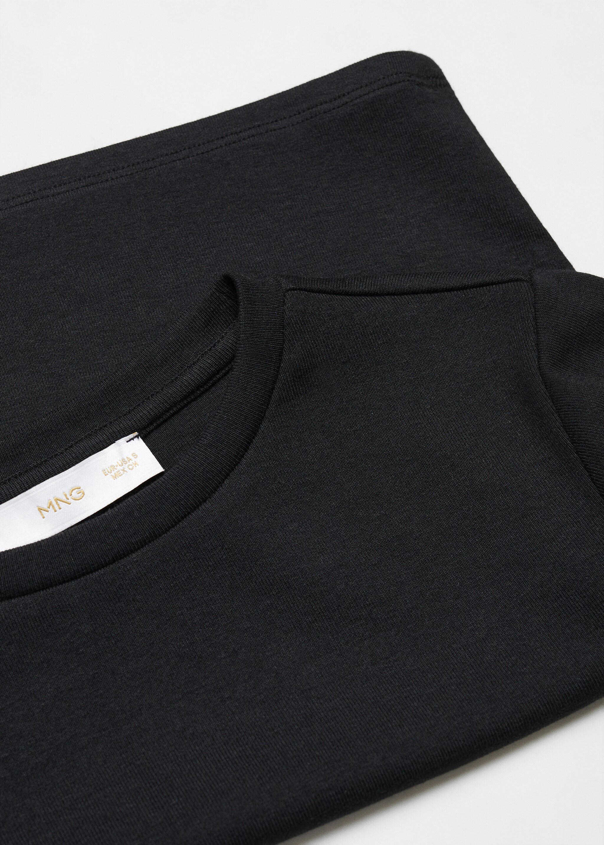 Cropped modal t-shirt - Details of the article 8