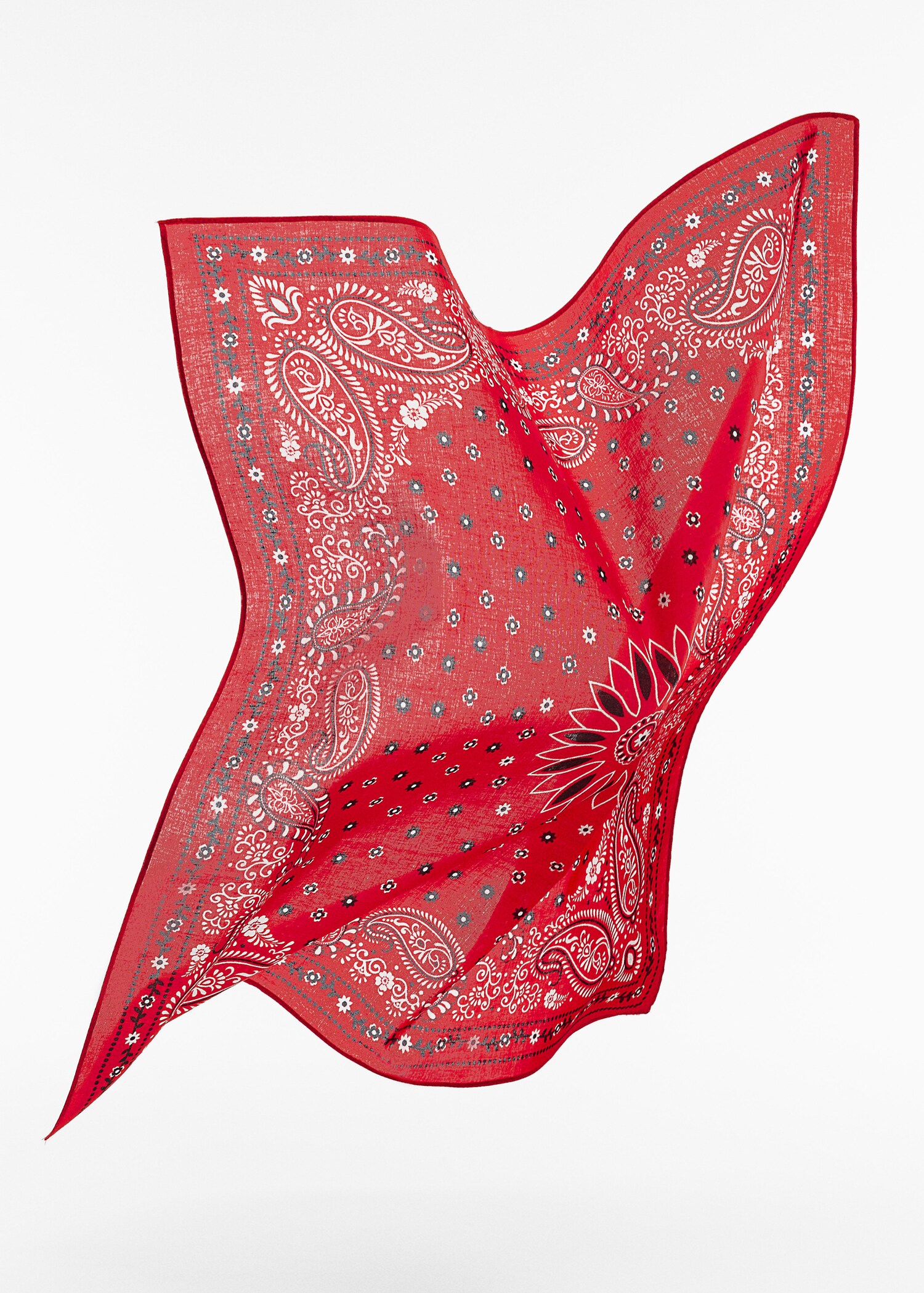 Foulard imprimé coton - Détail de l'article 5
