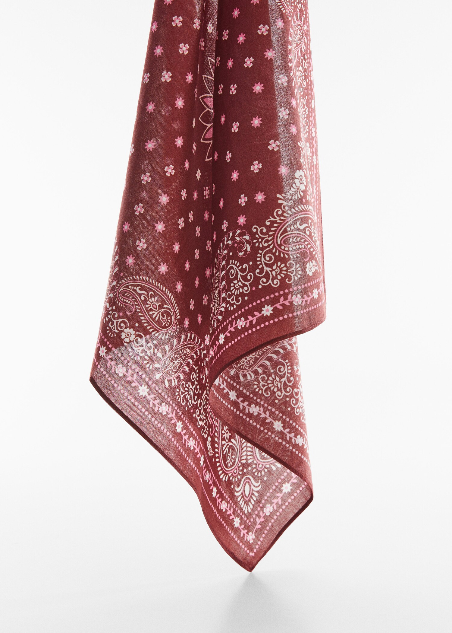 Foulard imprimé coton - Détail de l'article 1
