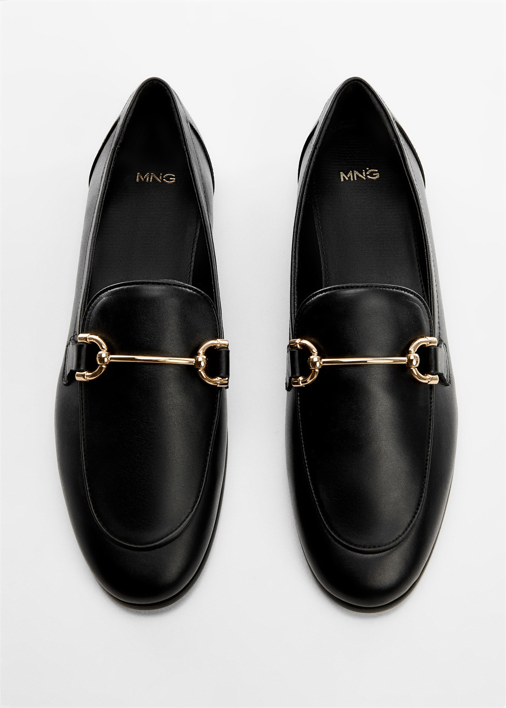 Leather moccasins with metallic detail - Details of the article 5
