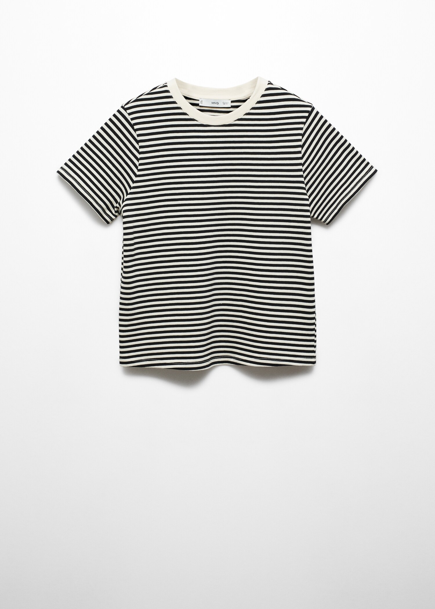 Striped cotton T-shirt - Article without model