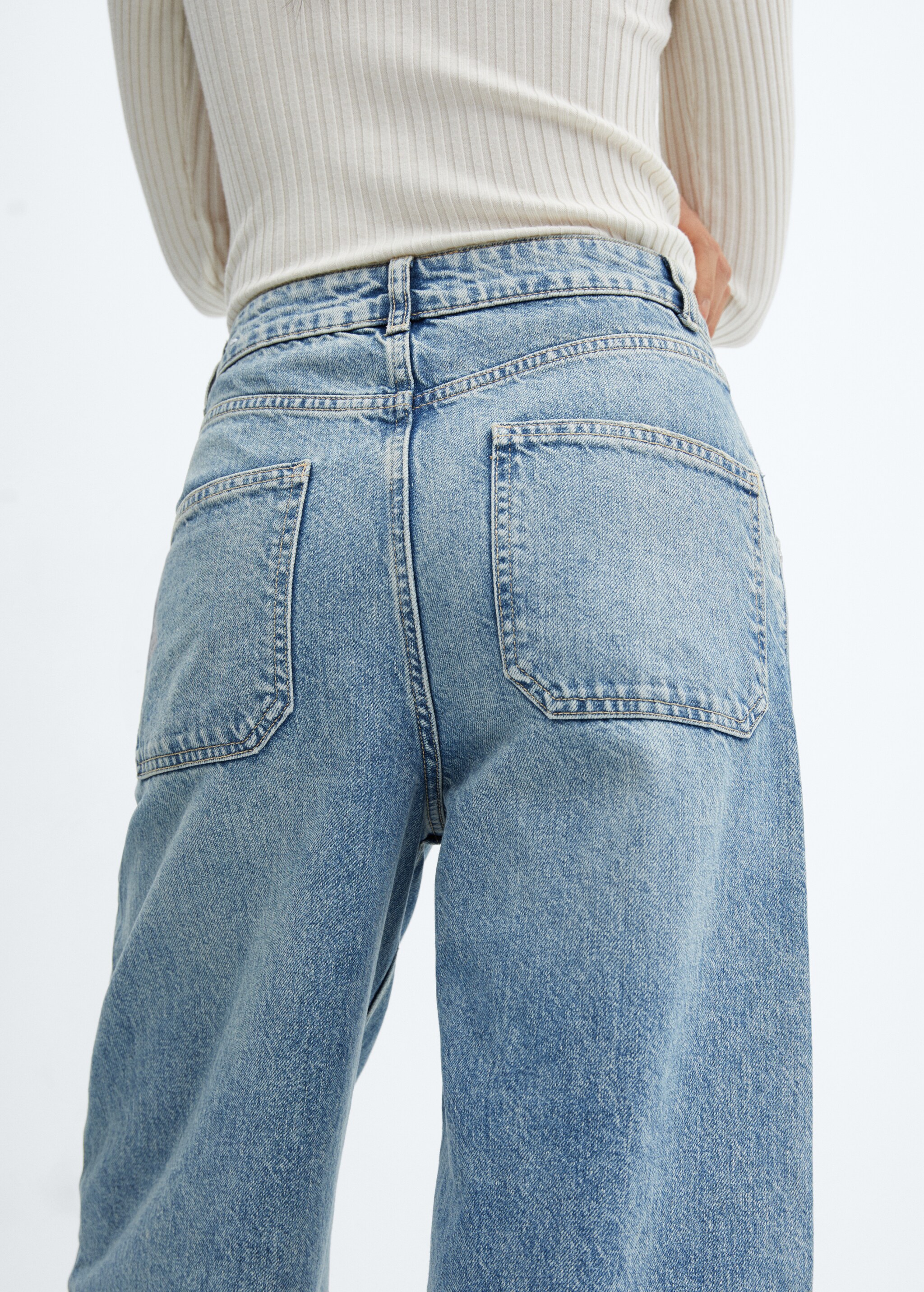 Jeans wideleg tiro medio - Detalle del artículo 6