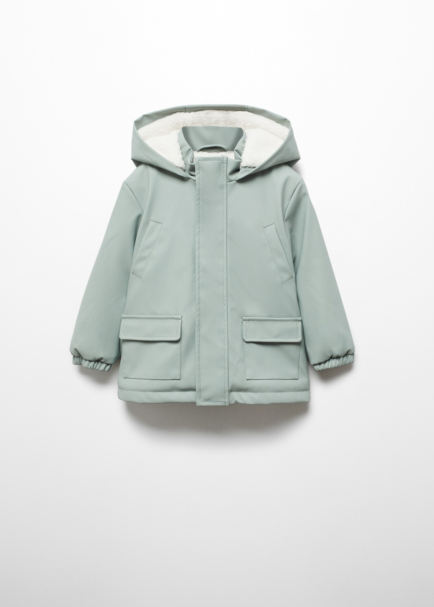 Jacket with shearling-effect lining - Article without model