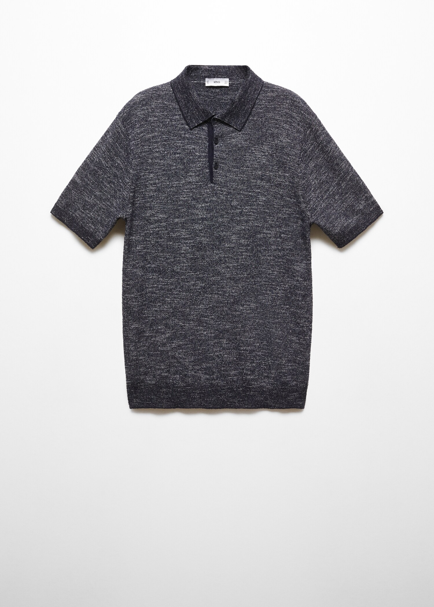 Polo coton maille jaspé - Article sans modèle