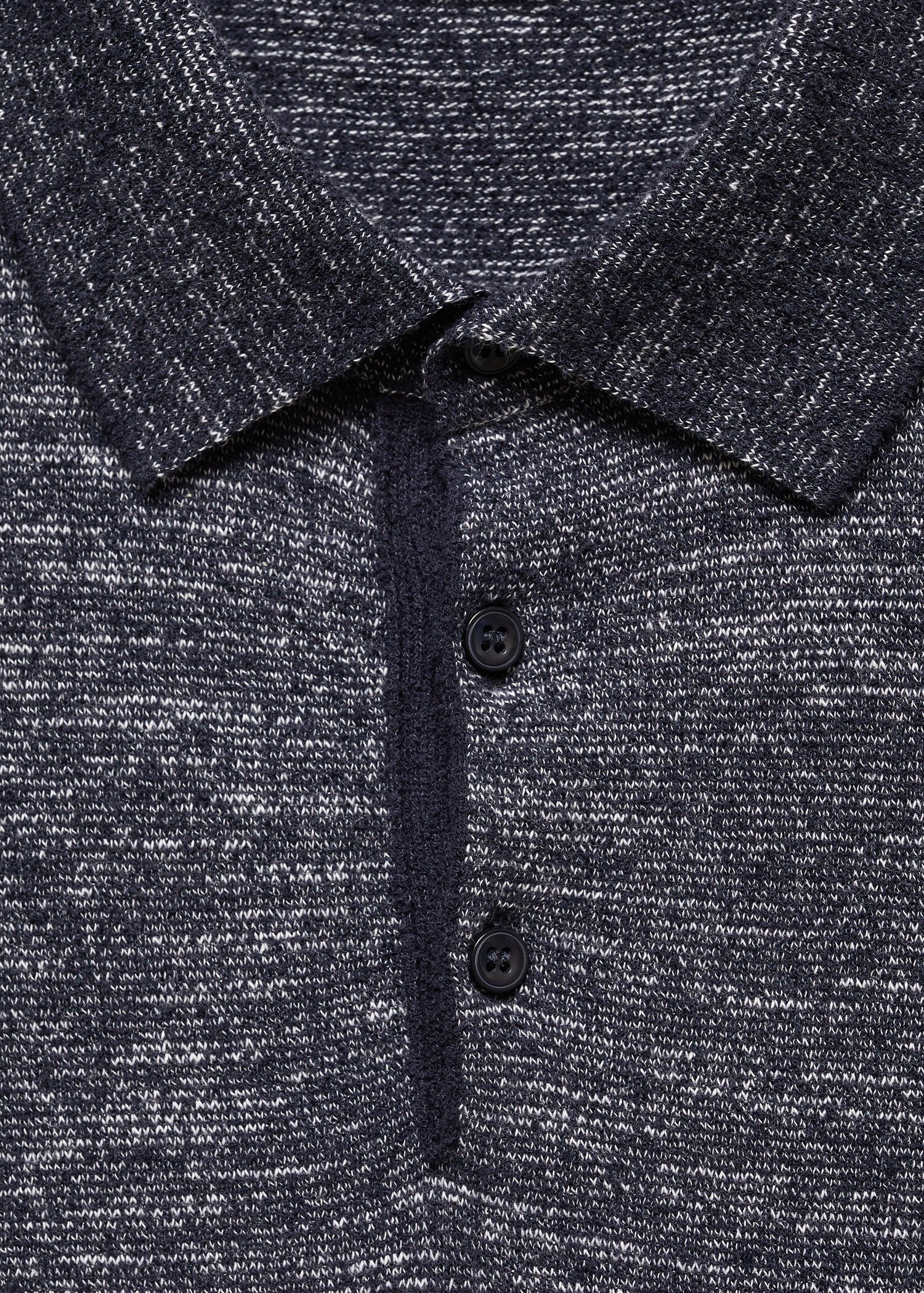 Polo coton maille jaspé - Détail de l'article 8