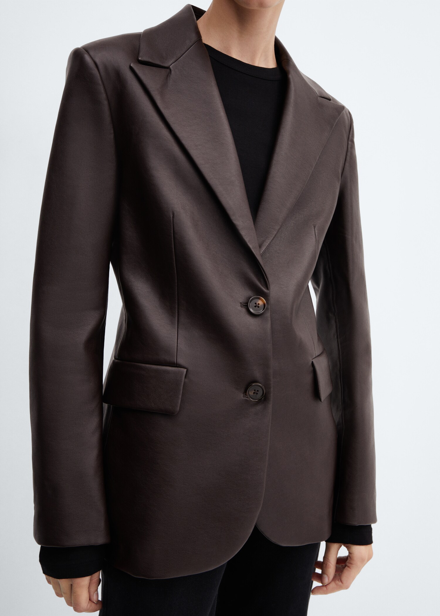 Leather-effect jacket - Details of the article 6