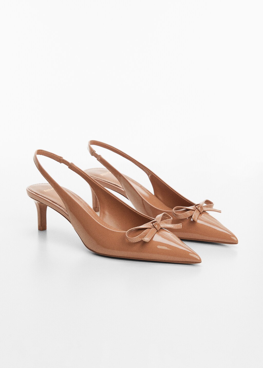 Patent leather-effect slingback shoes - Women | MANGO Kosovo Patent leather-effect slingback shoes - Women | MANGO Kosovo