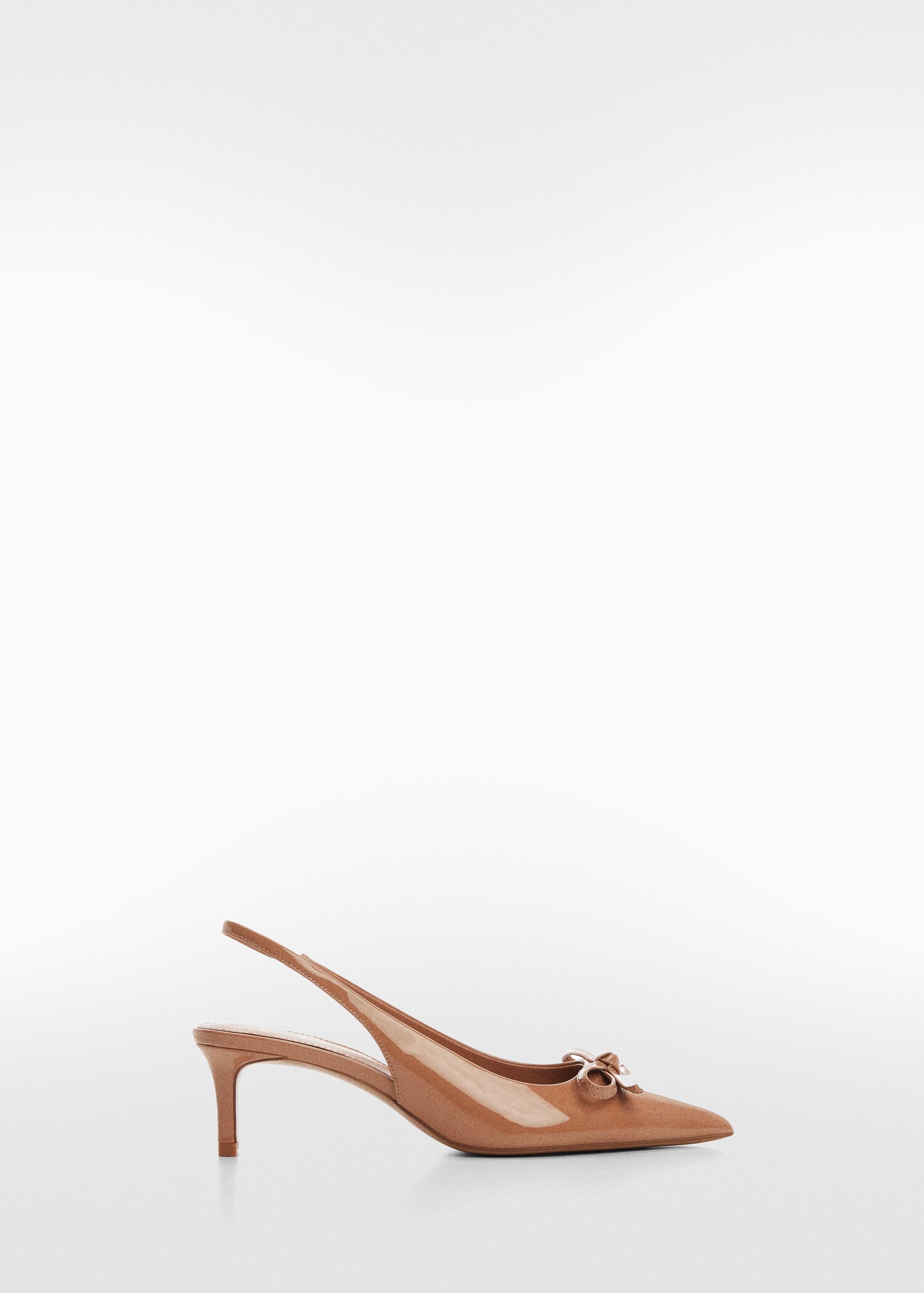 Patent leather-effect slingback shoes - Article without model