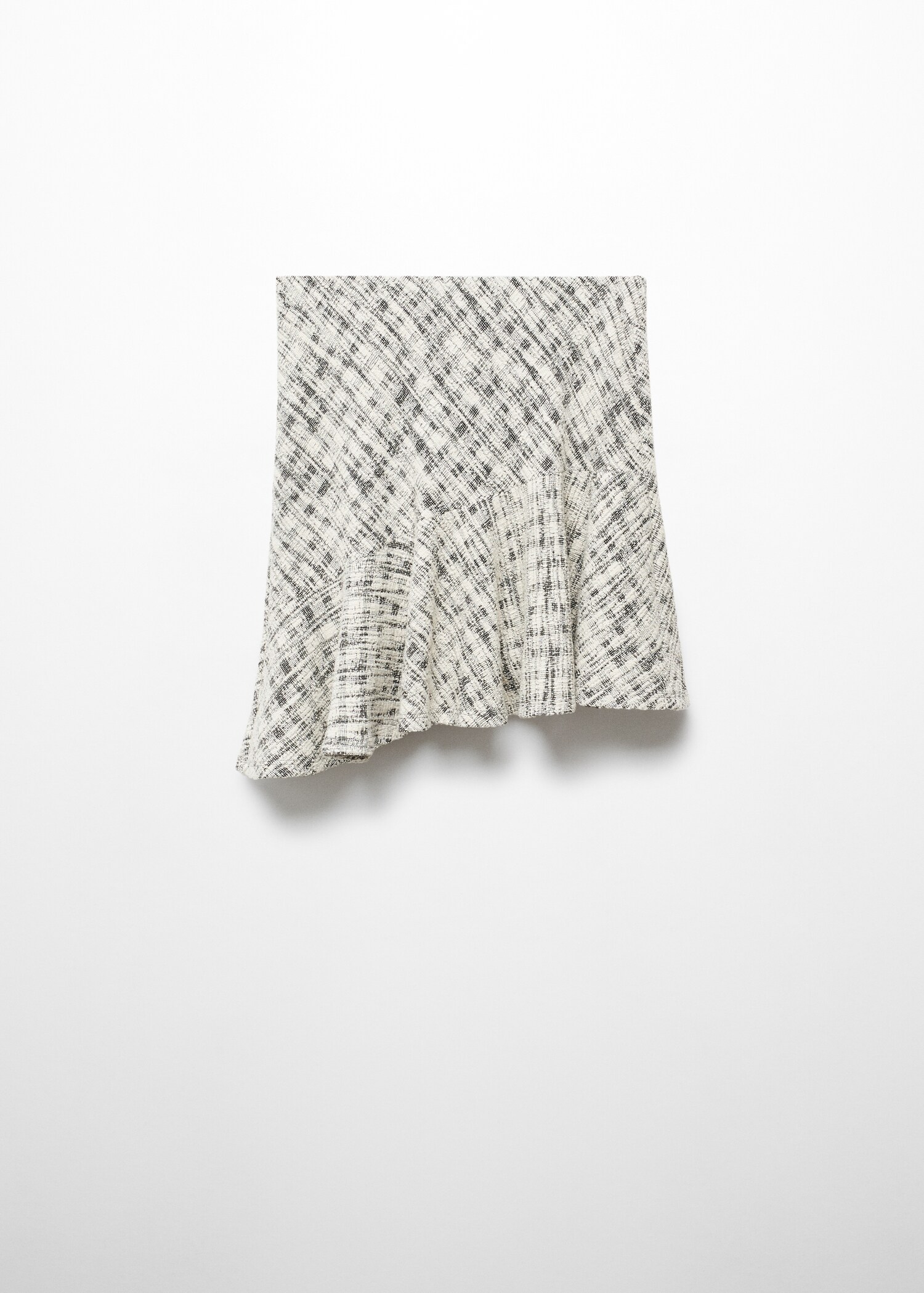 Falda tweed asimétrica - Artículo sin modelo