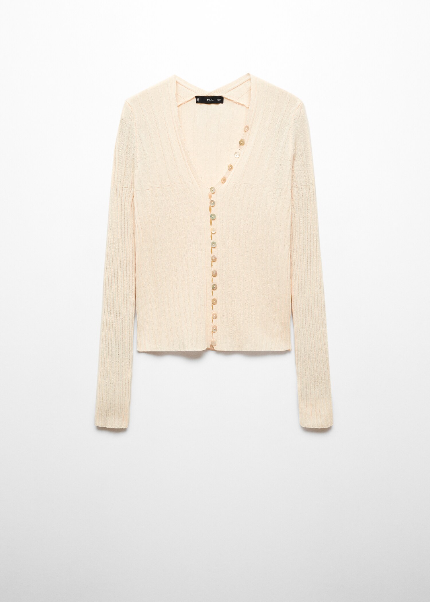 Cardigan côtelé boutons - Article sans modèle