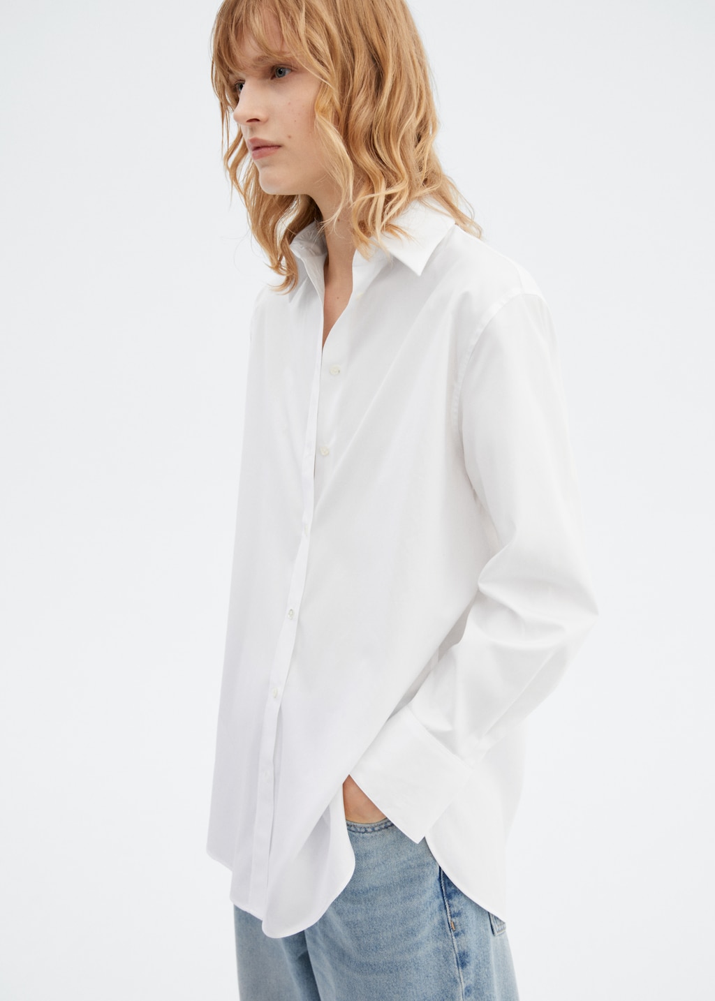 Chemise longue coton Femme MANGO Tunisie