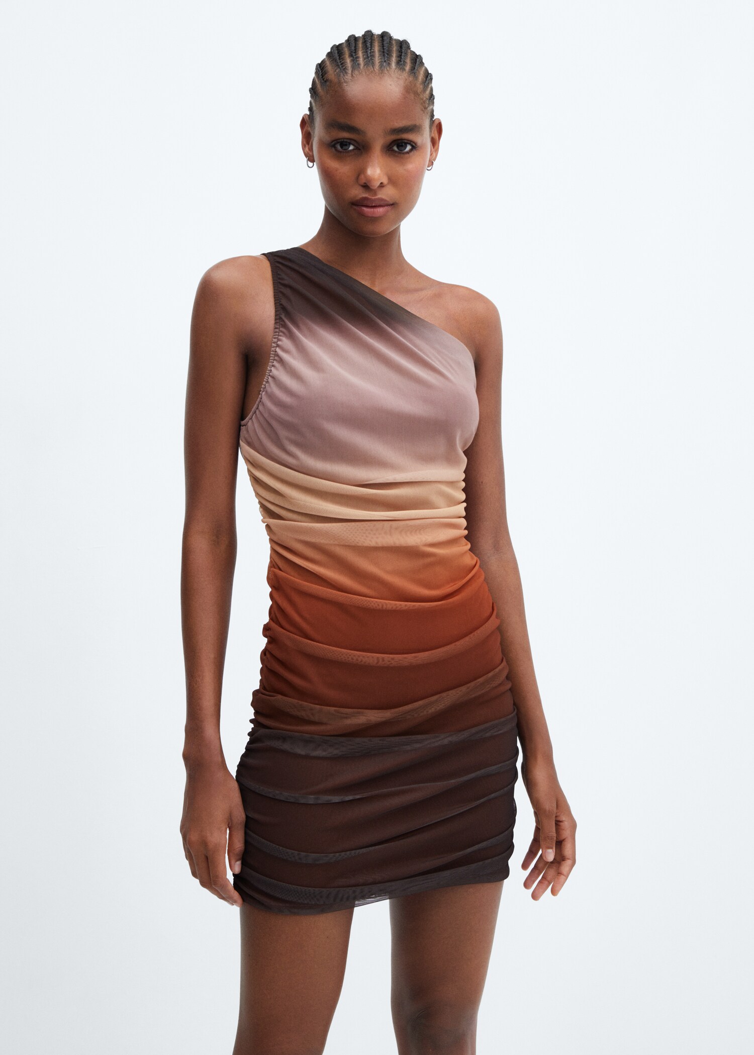 Gradient draped dress - Medium plane