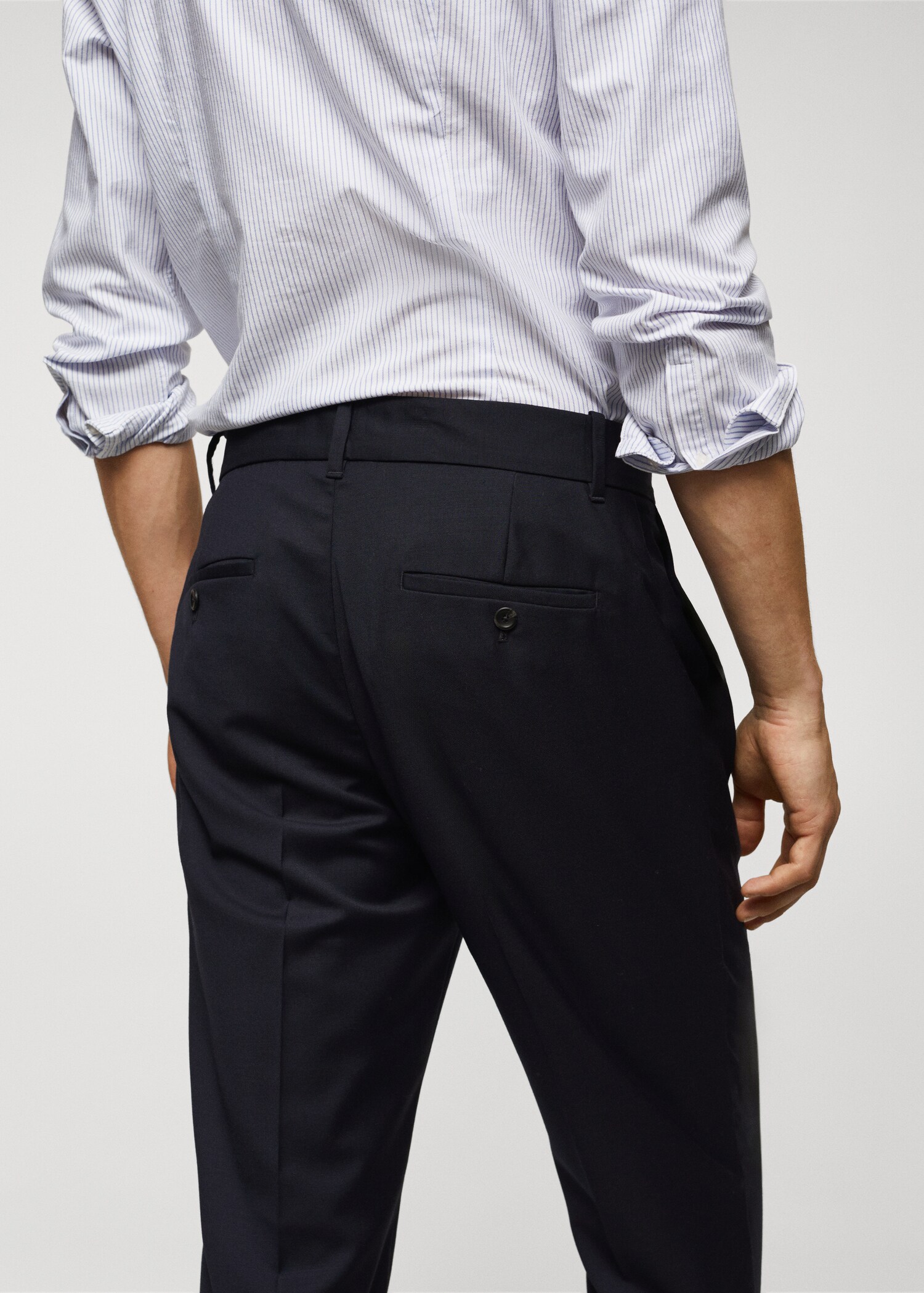 Pantaloni pinces lana vergine  - Dettaglio dell'articolo 6