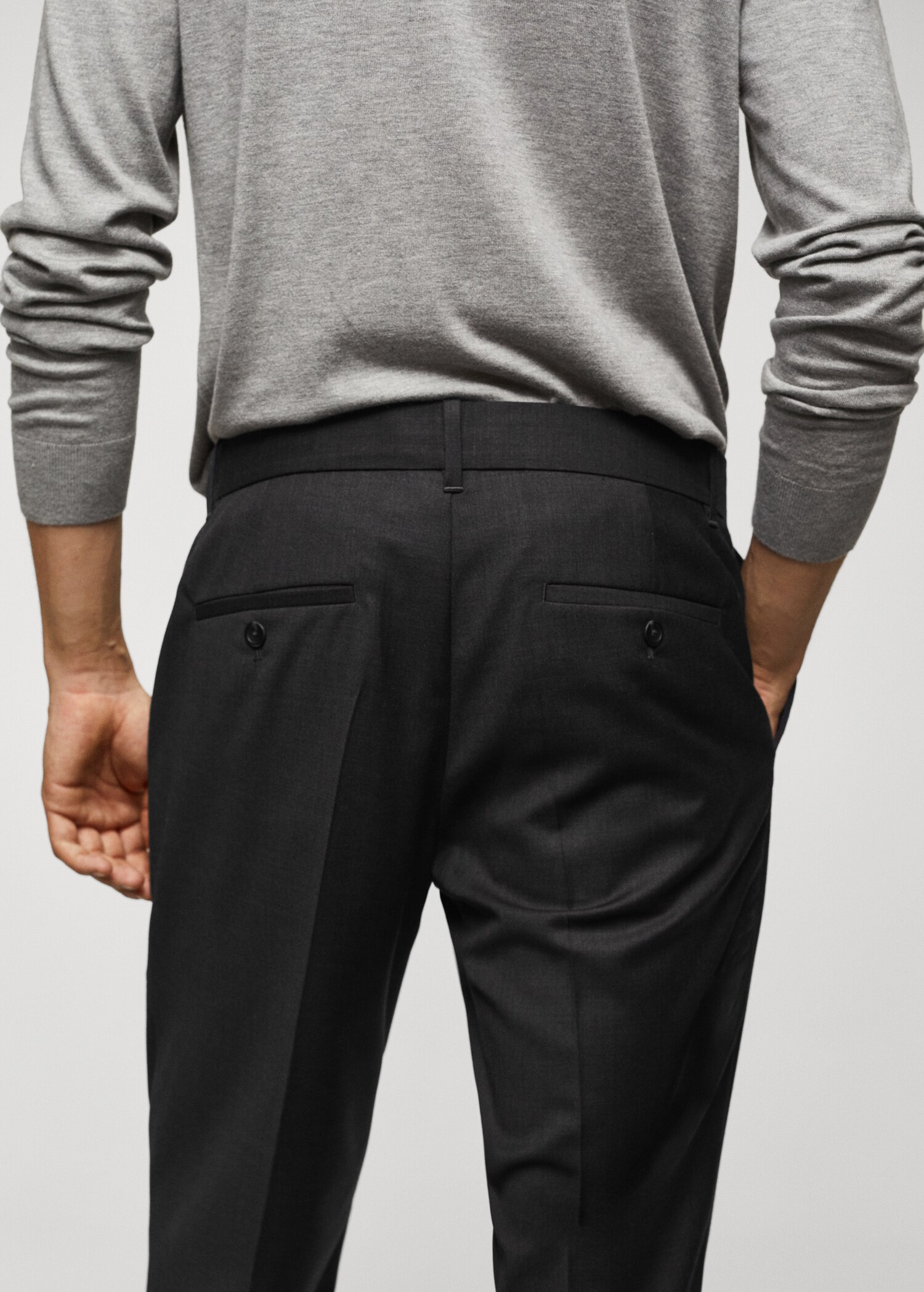 Pantaloni pinces lana vergine  - Dettaglio dell'articolo 6