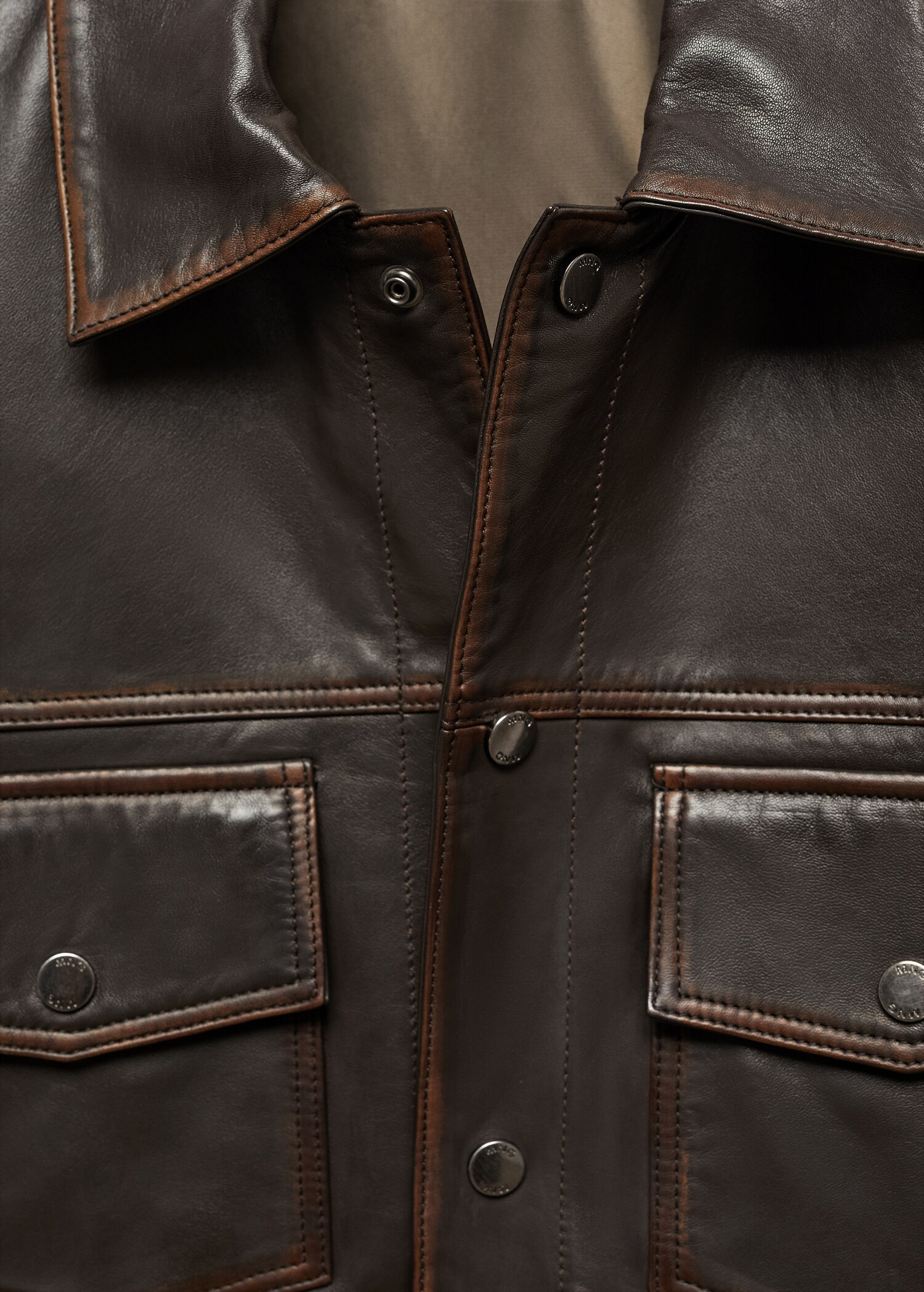 Veste cuir effet usé - Détail de l'article 8