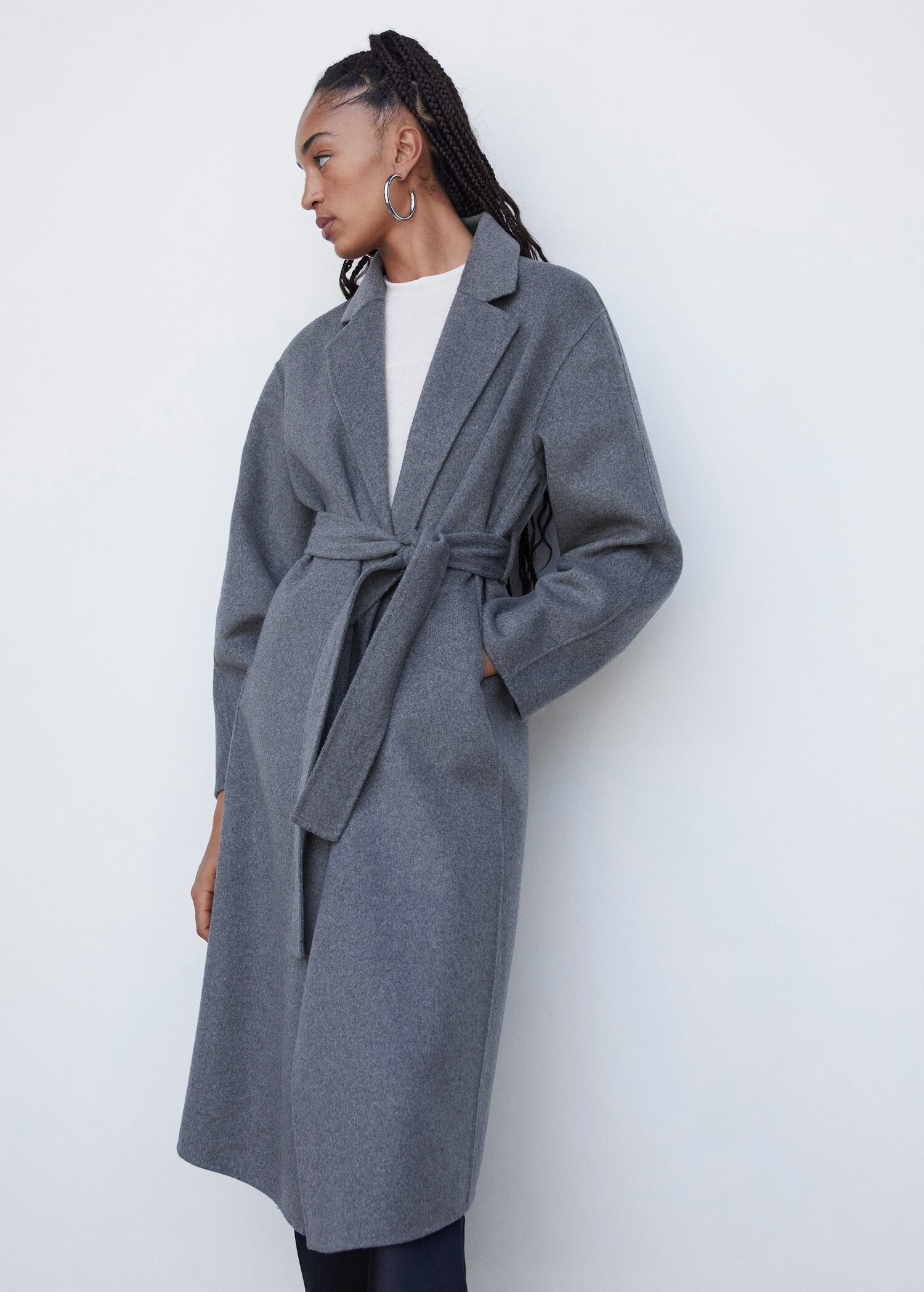 Belt handmade coat - Medium plane