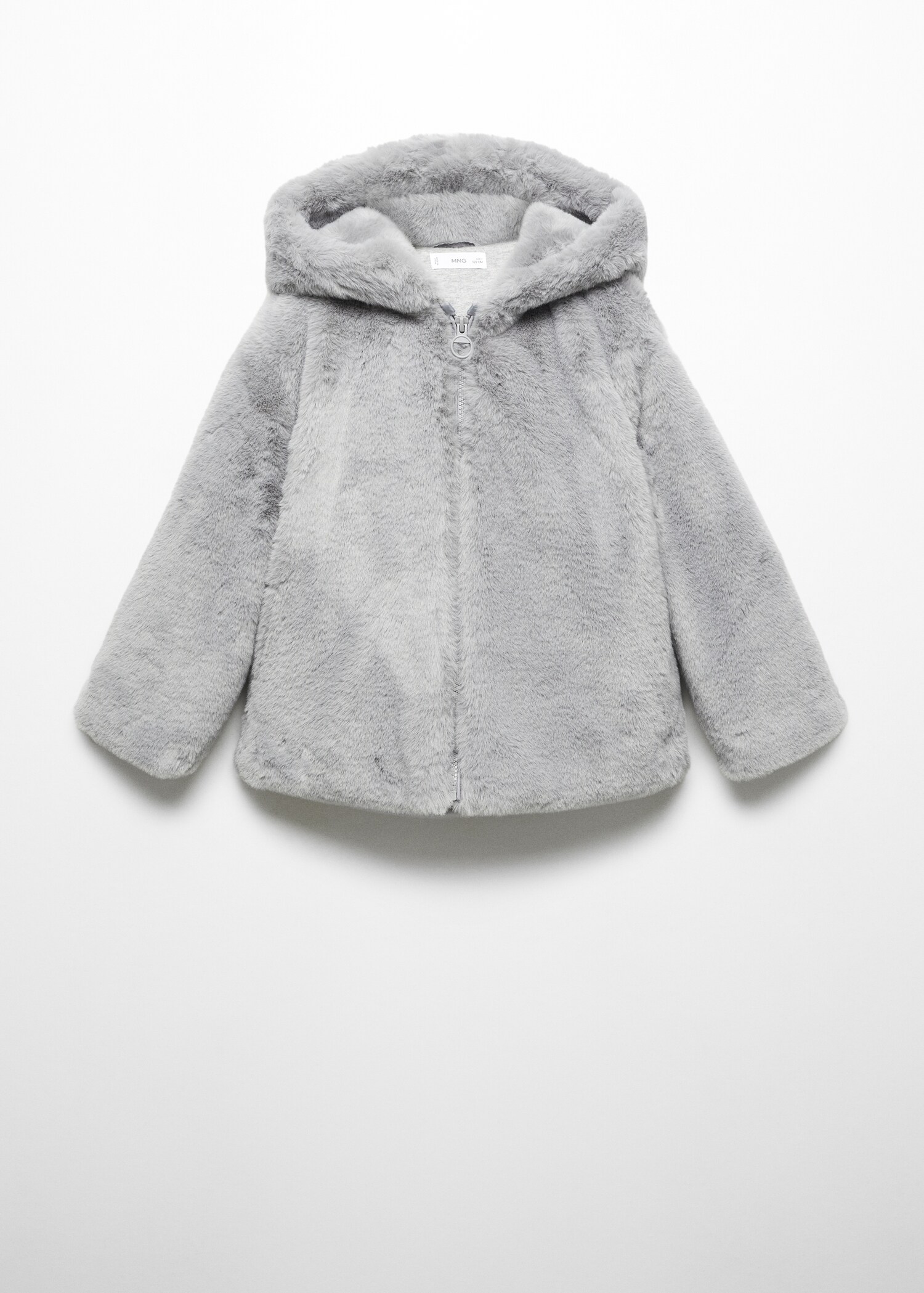 Manteau fourrure synthétique à capuche - Article sans modèle