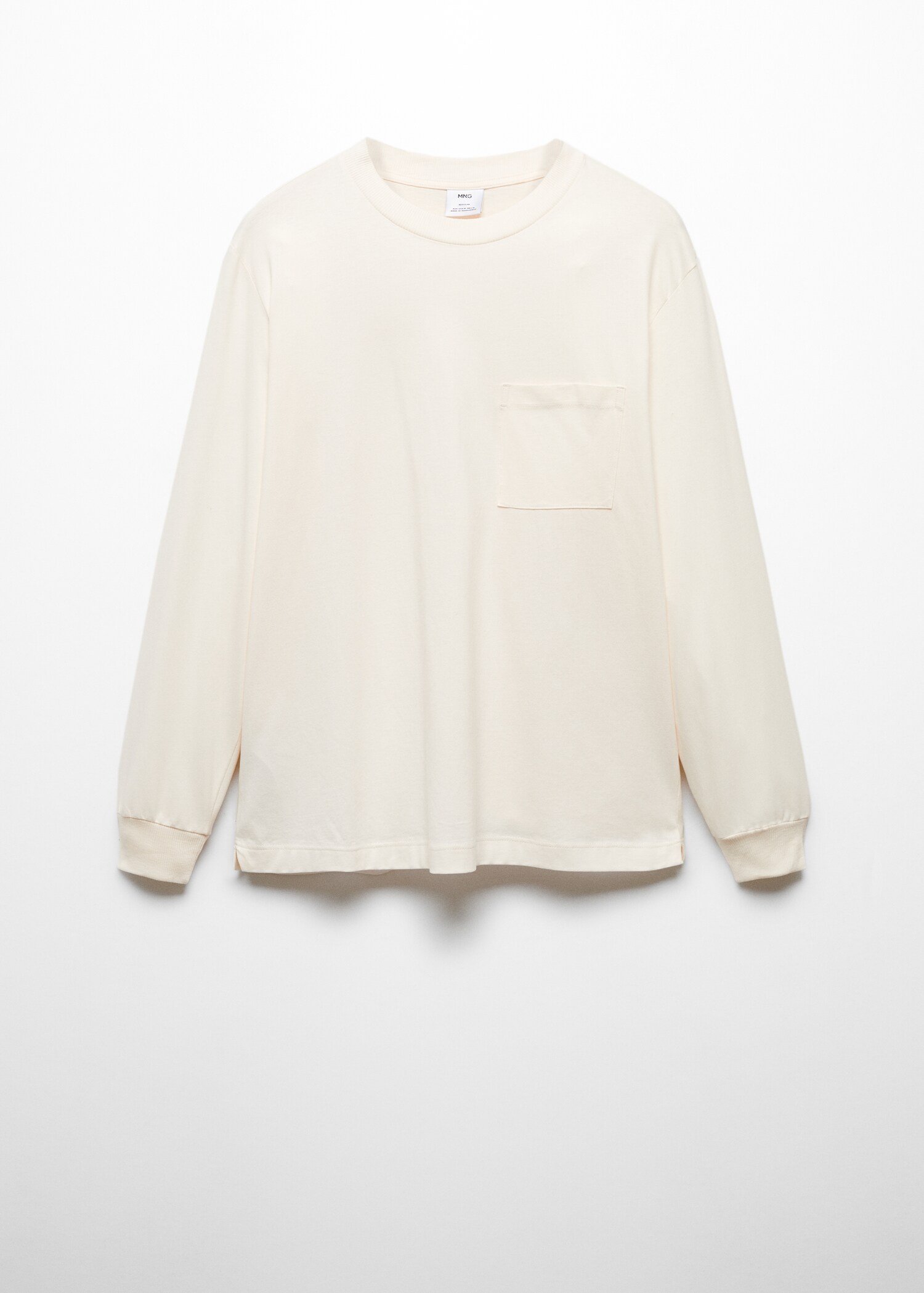 Long-sleeved t-shirt with pocket - Article without model