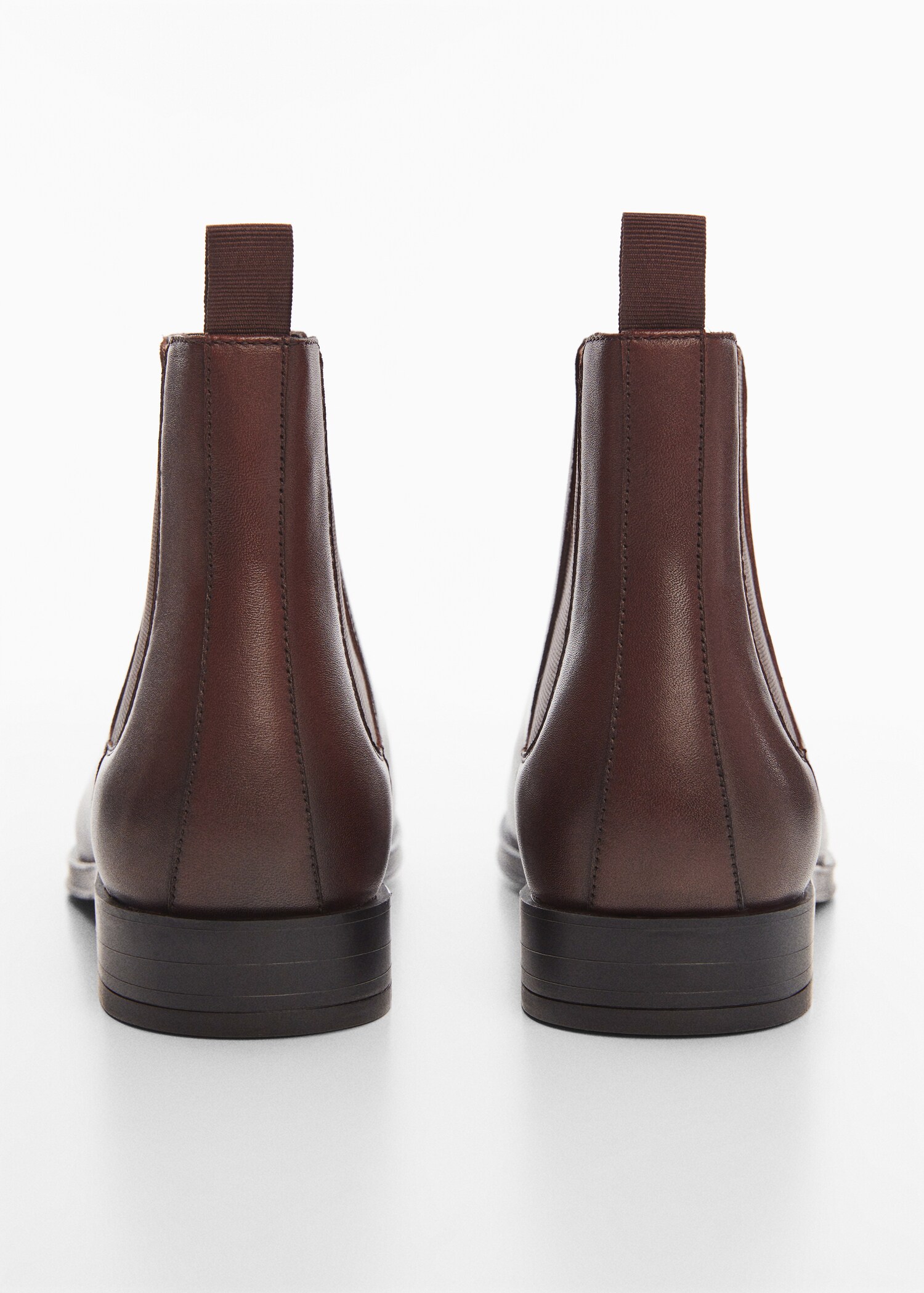 Polished leather chelsea boots - Details of the article 1