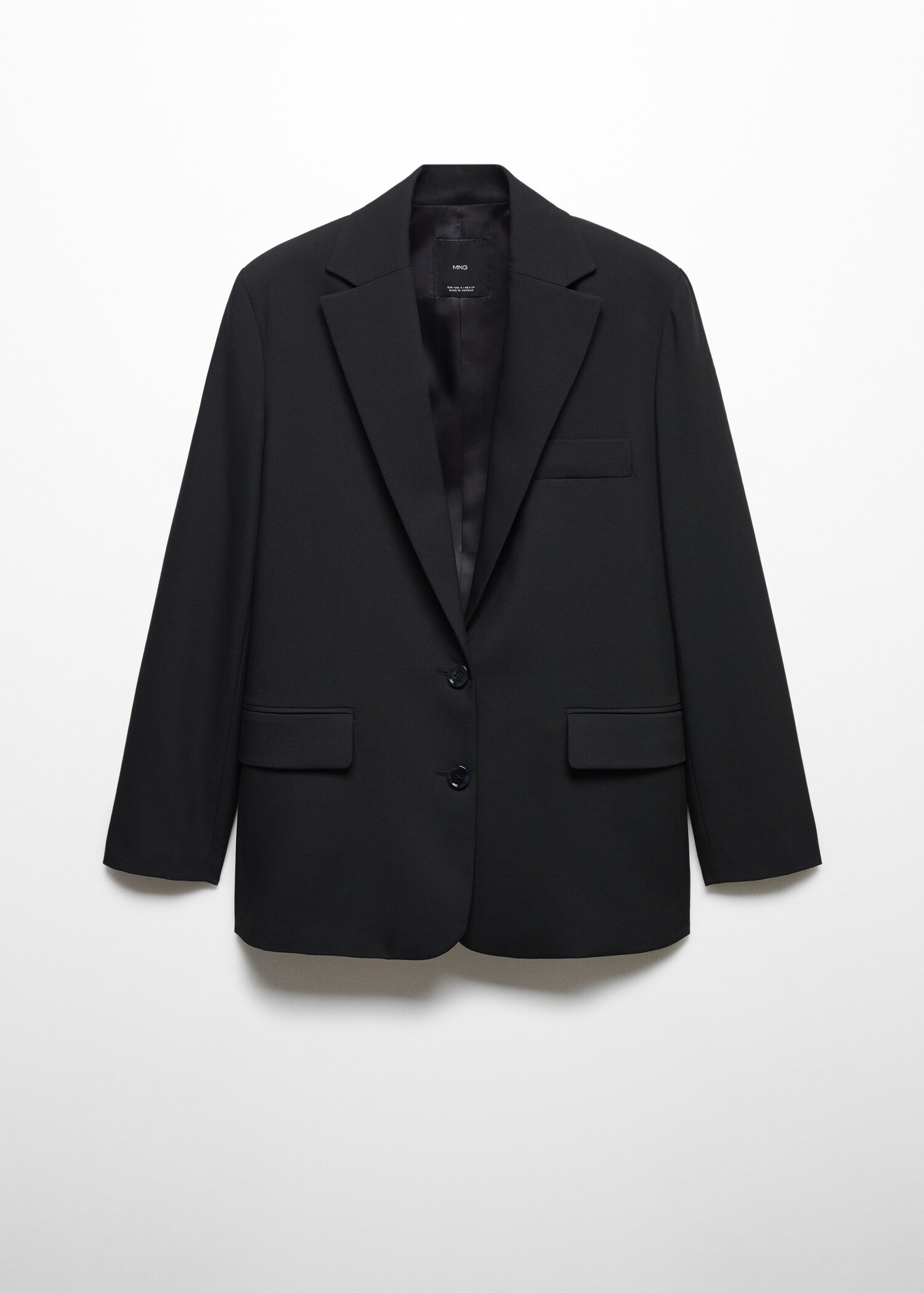 Blazer com estrutura e lapelas - Artigo sem modelo
