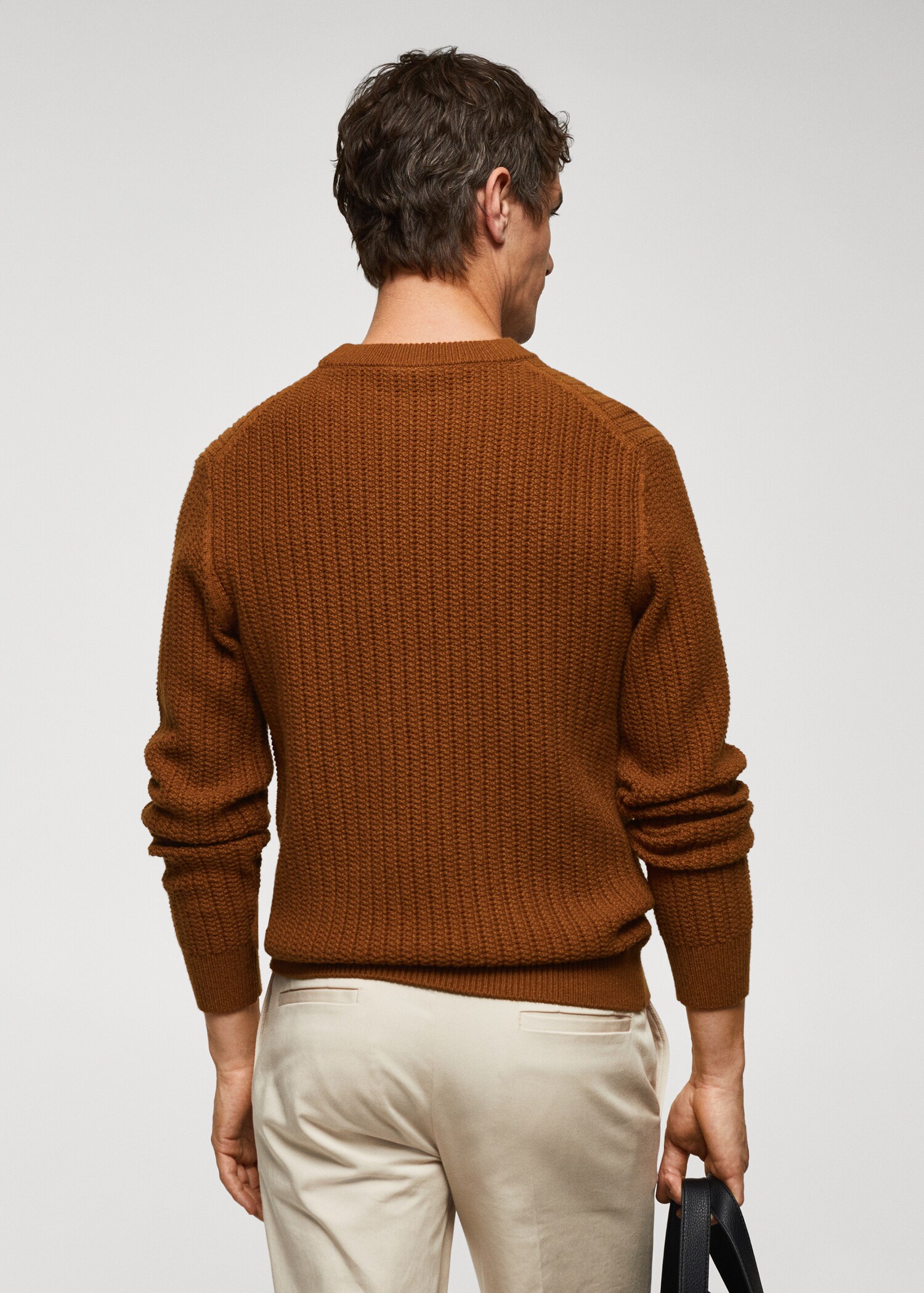 Pull-over grosse maille - Verso de l’article