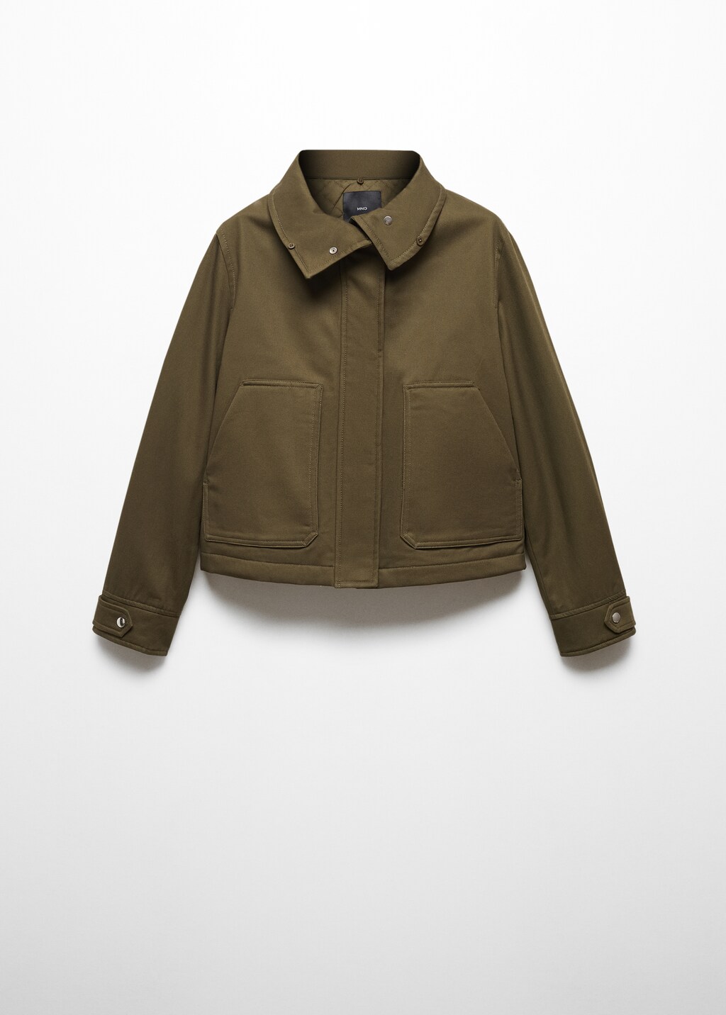 Parka with detachable fur-effect collar - Women | MANGO Japan