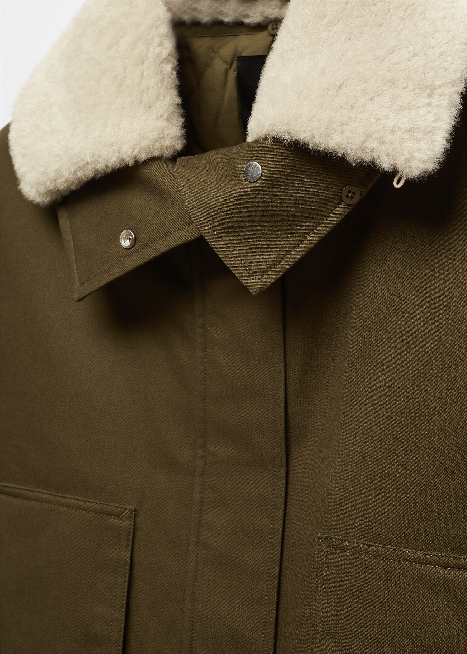 Parka col imitation fourrure amovible - Détail de l'article 8