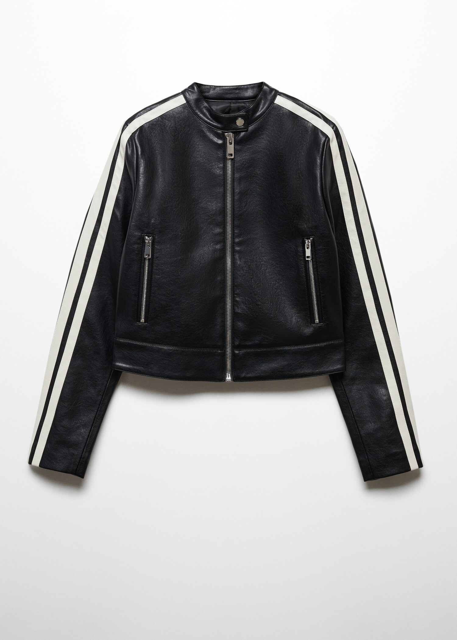 Blouson biker simili-cuir - Article sans modèle