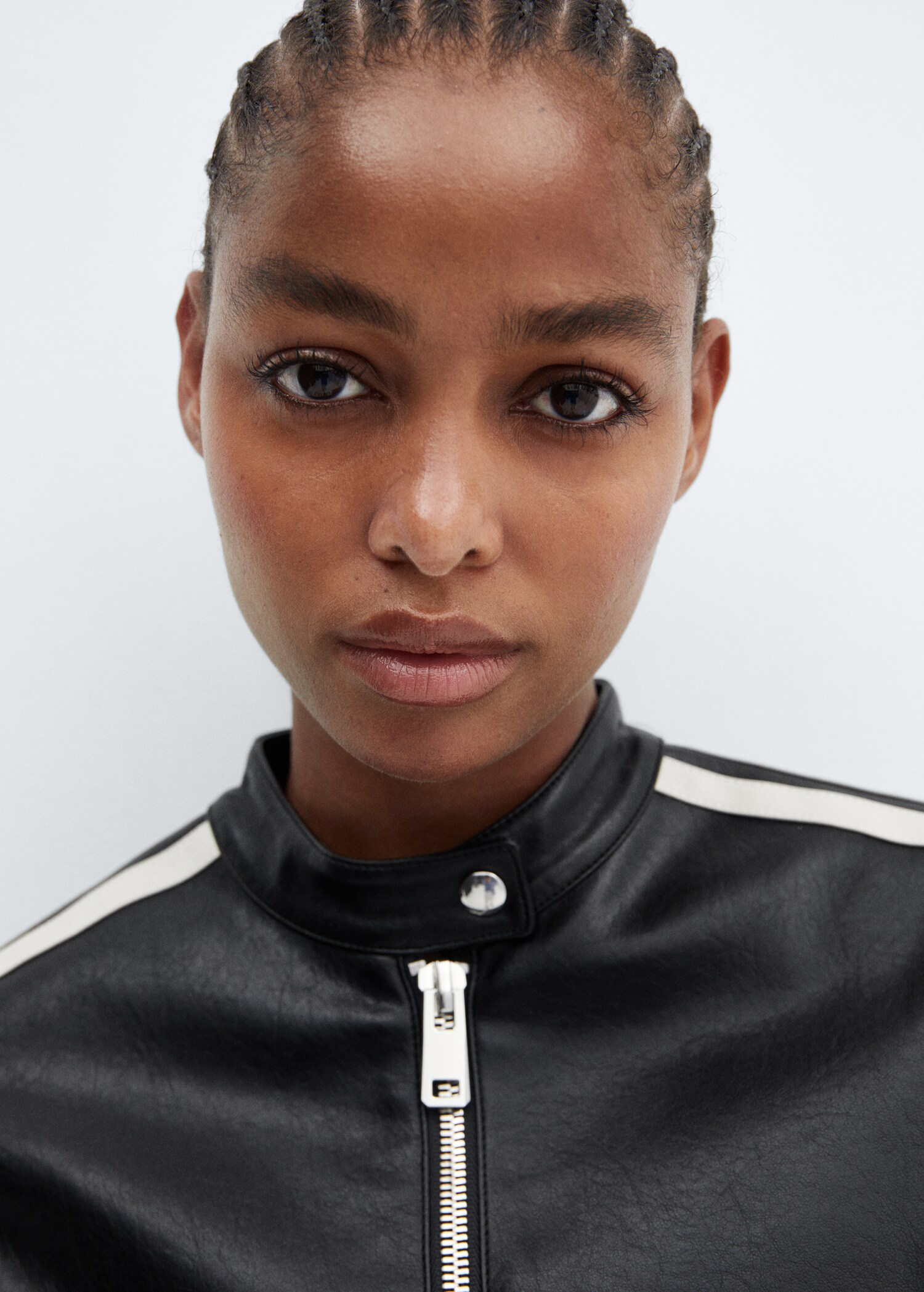 Blouson biker simili-cuir - Détail de l'article 1