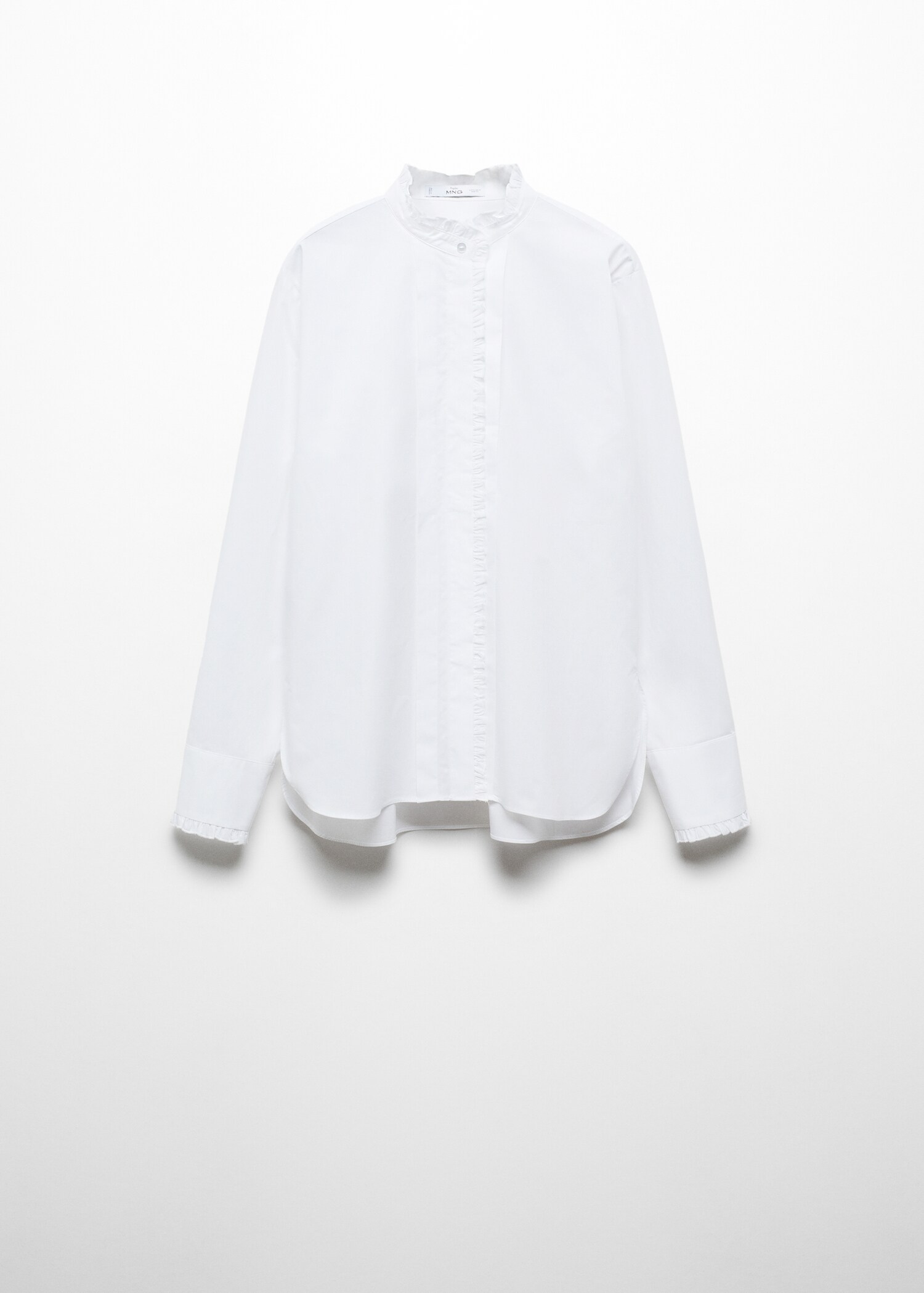 Shirt with frilly trim - Articol fără model