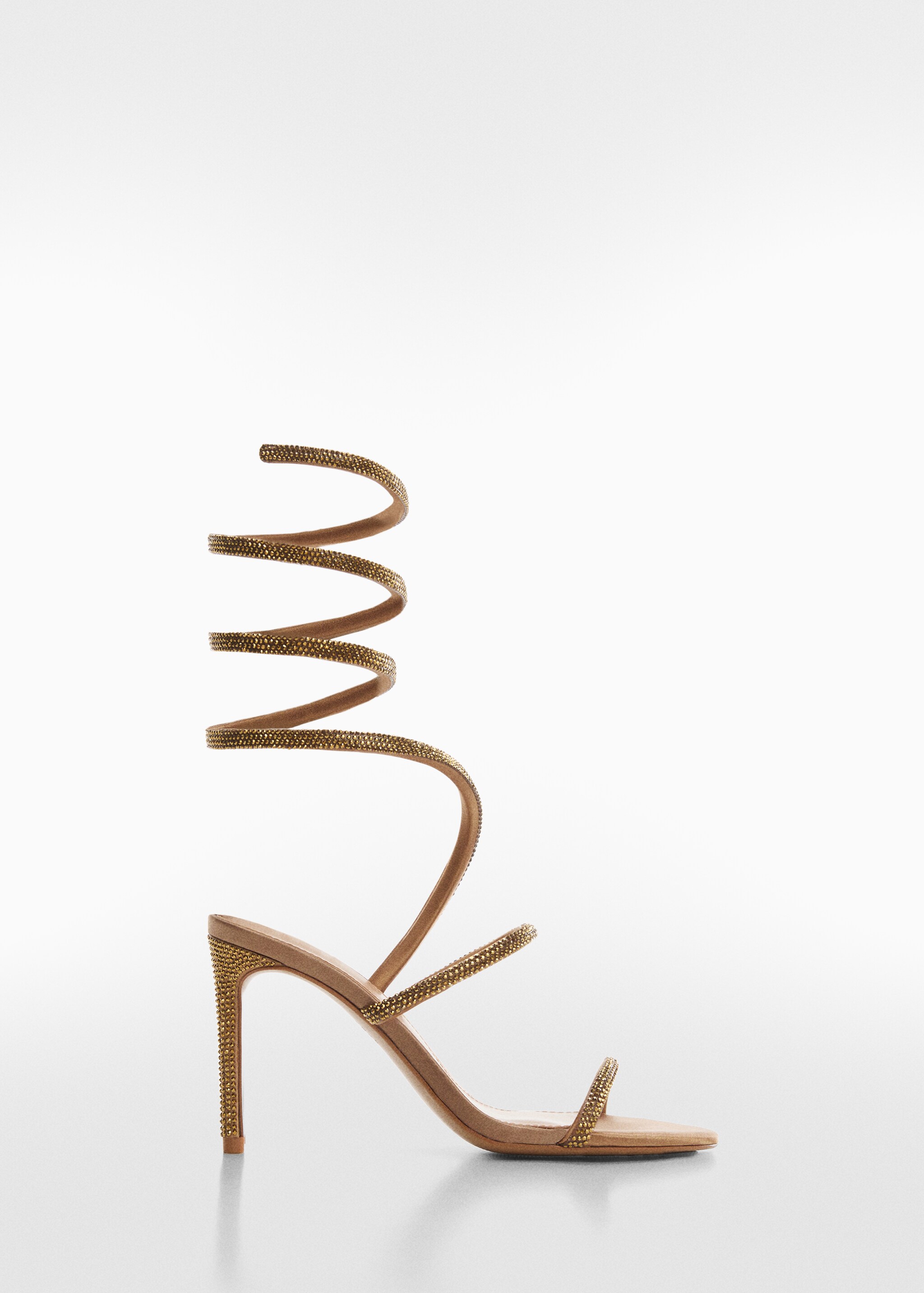Sandales talon lanière strass - Article sans modèle