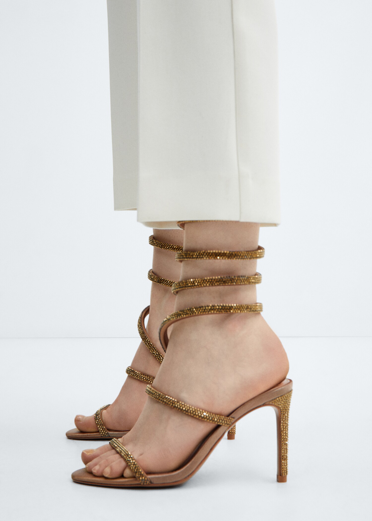 Heeled sandal with strass strap - Details of the article 9