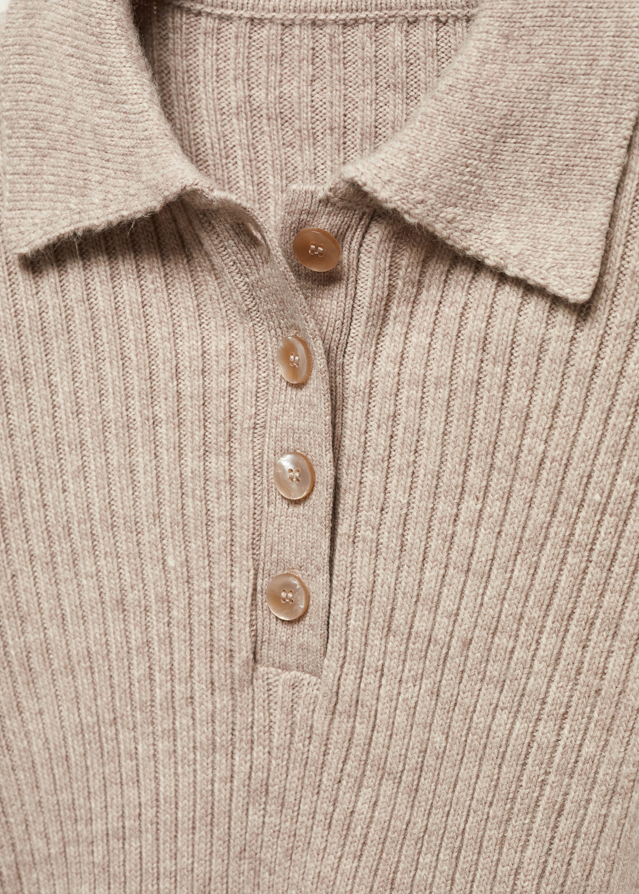 Polo-neck sweater with flared sleeves  - Details of the article 8
