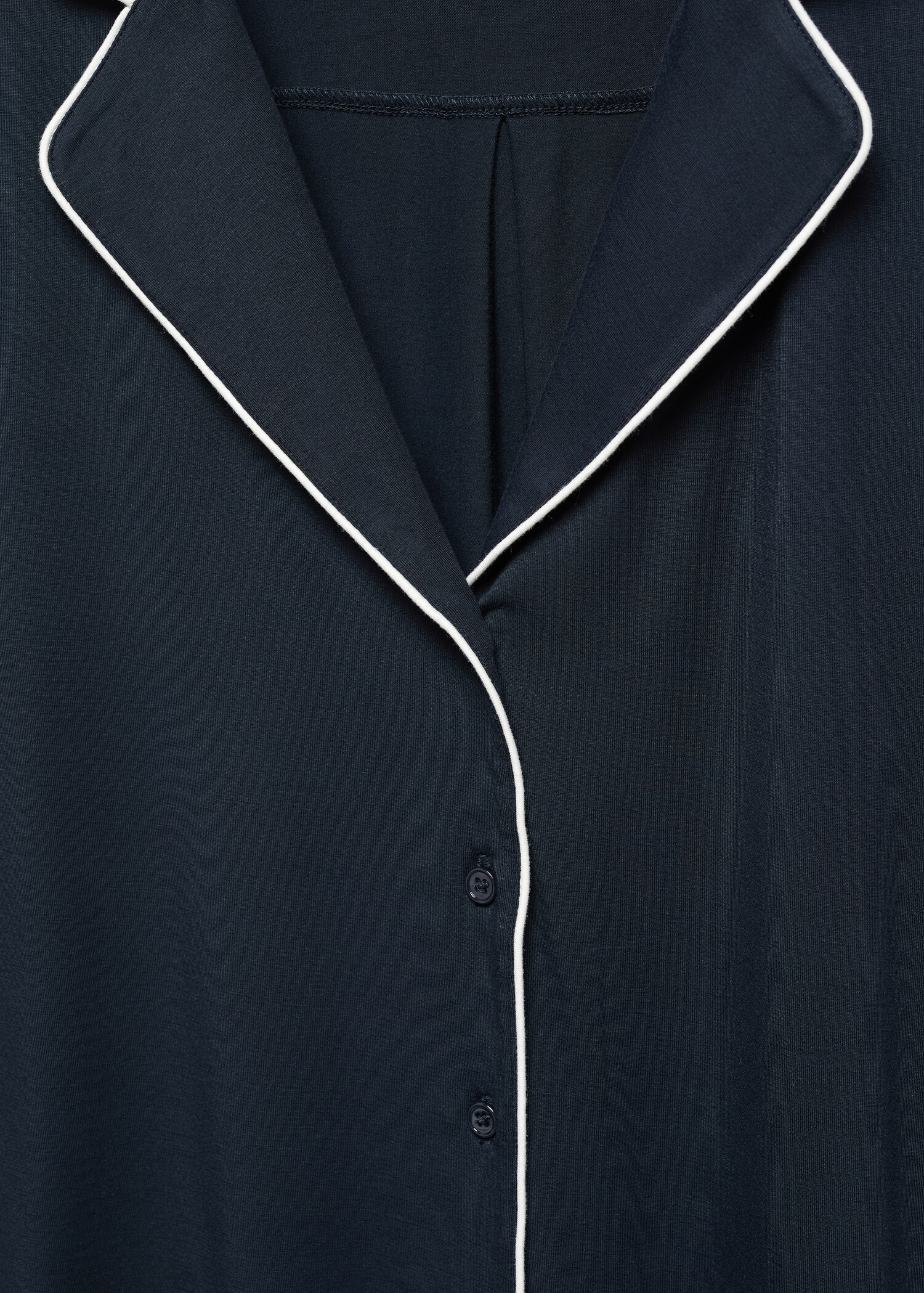 Camisa pijama ribete contraste - Detalle del artículo 8