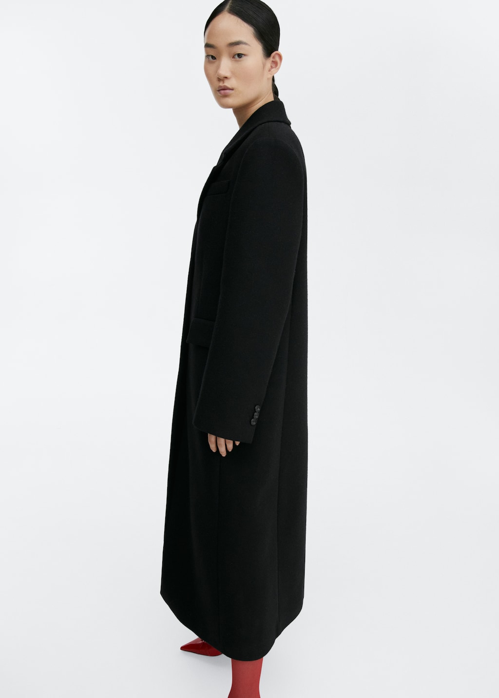 Structured wool coat Women MANGO Montenegro