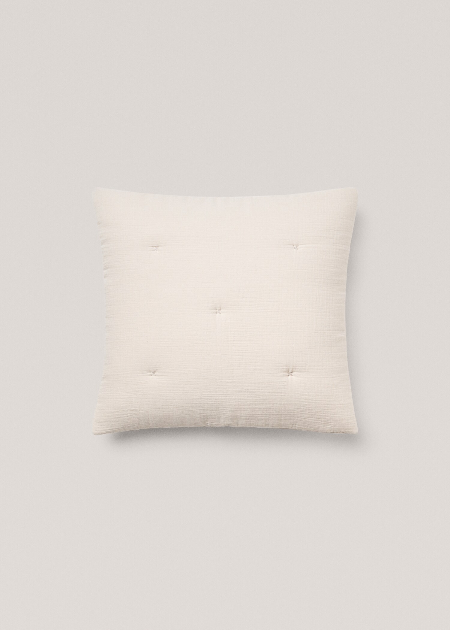 Housse de coussin matelassée coton 50x50 cm - Article sans modèle