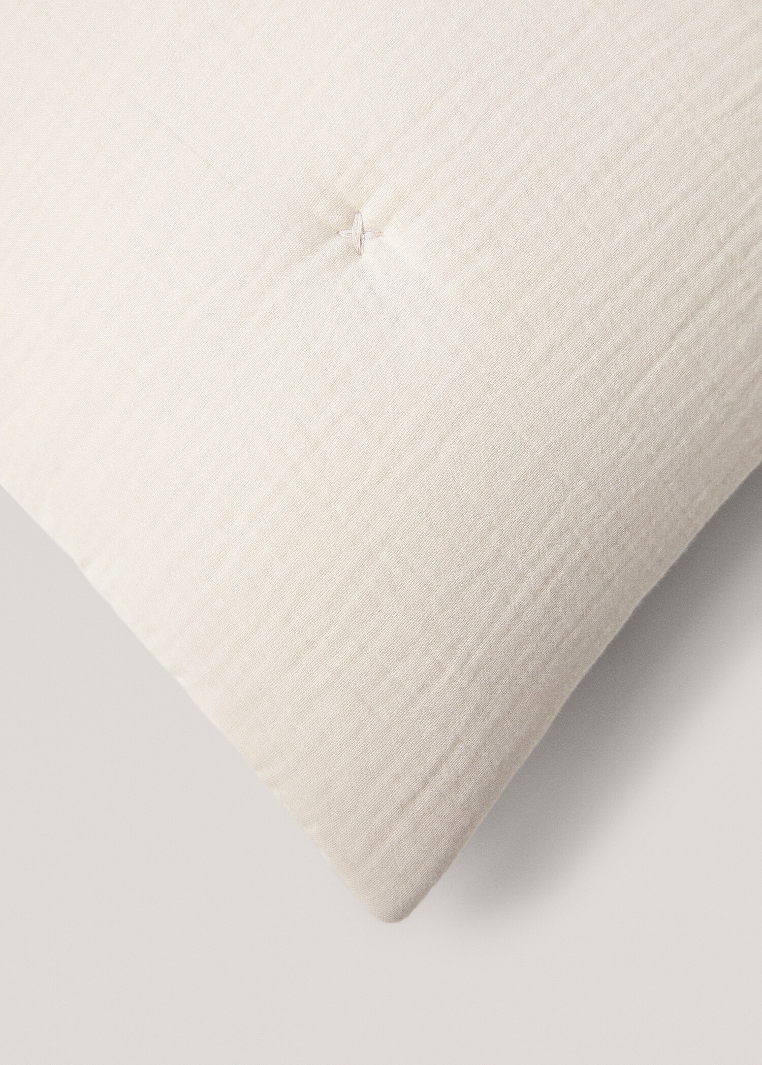 Housse de coussin matelassée coton 50x50 cm - Détail de l'article 1