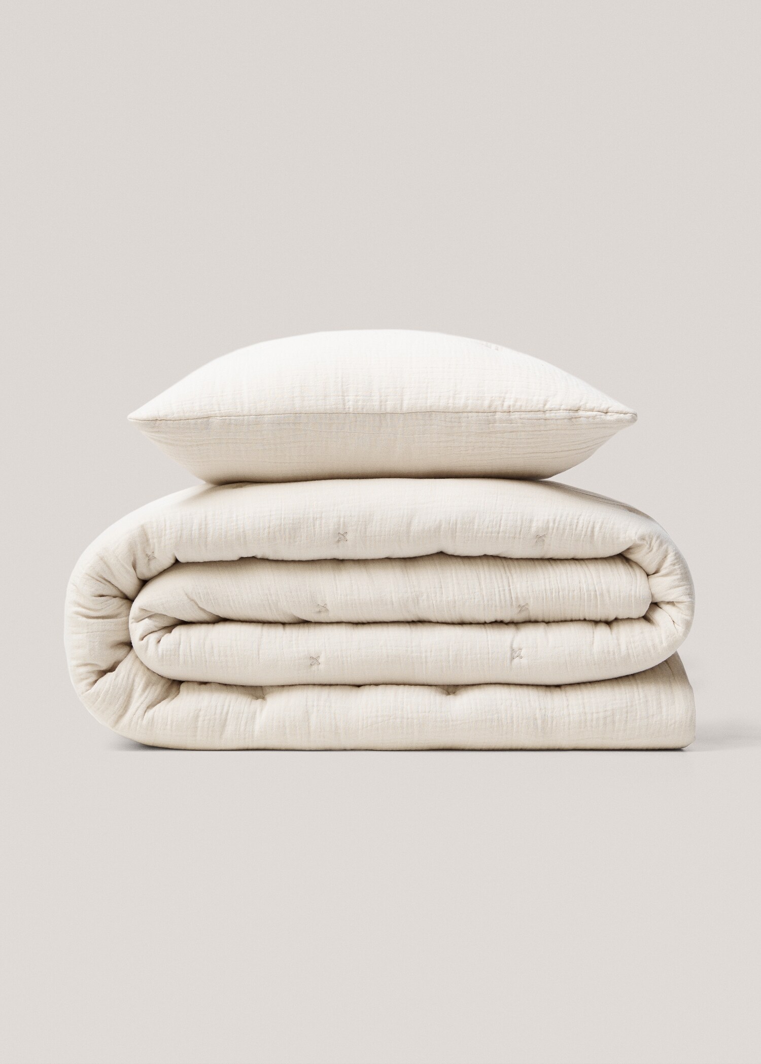 Housse de coussin matelassée coton 50x50 cm - Détail de l'article 5